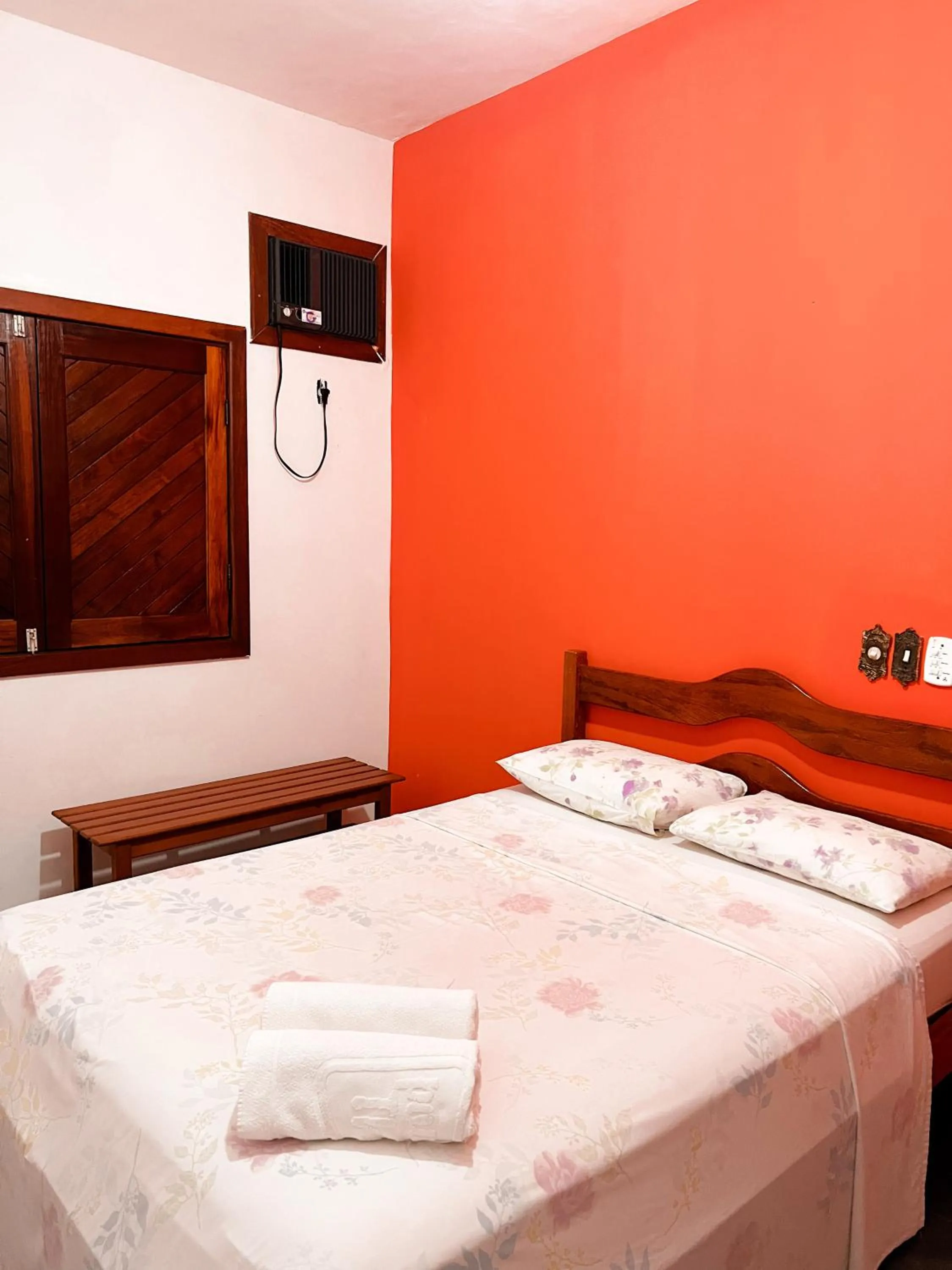 Bed in Pousada Pitanga