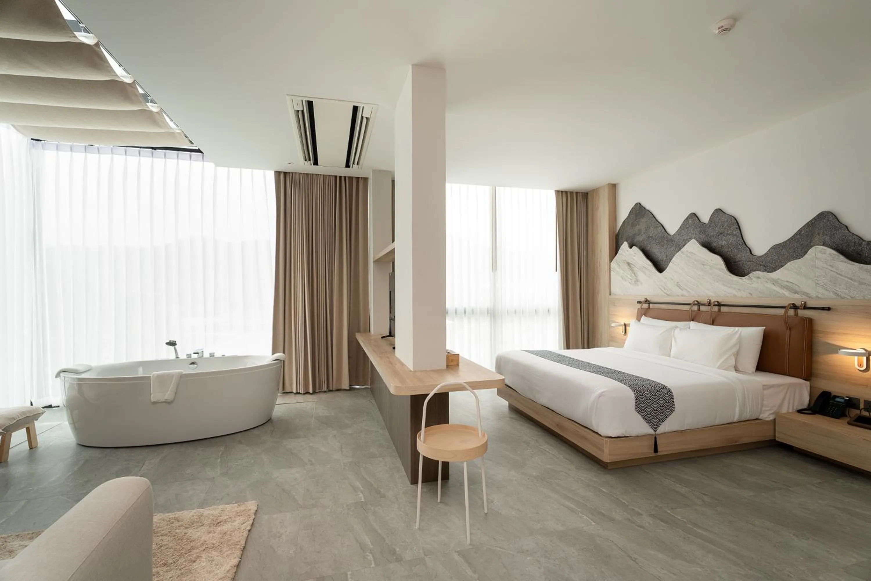 Bed in Timberton Resort Khaoyai