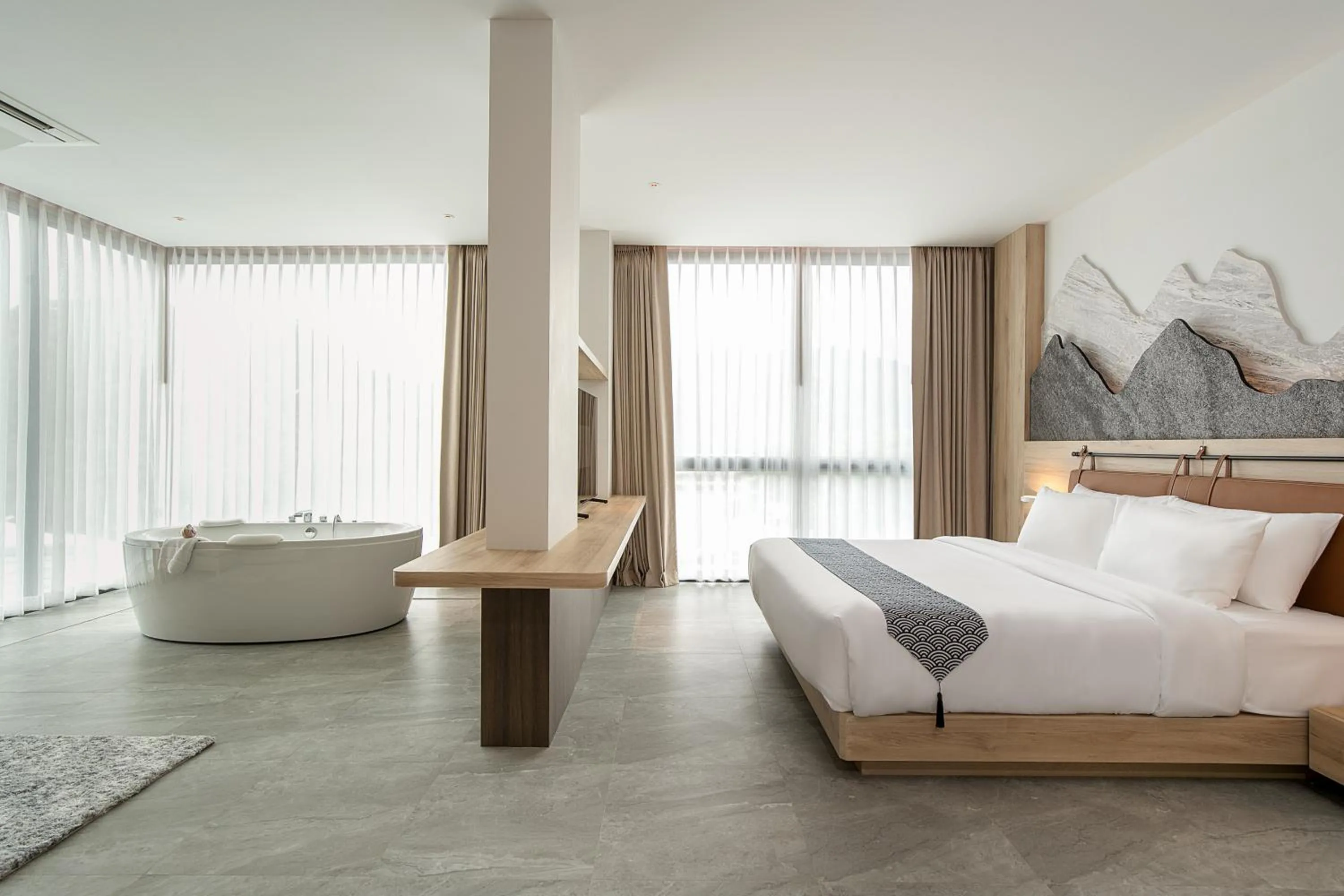 Bed in Timberton Resort Khaoyai