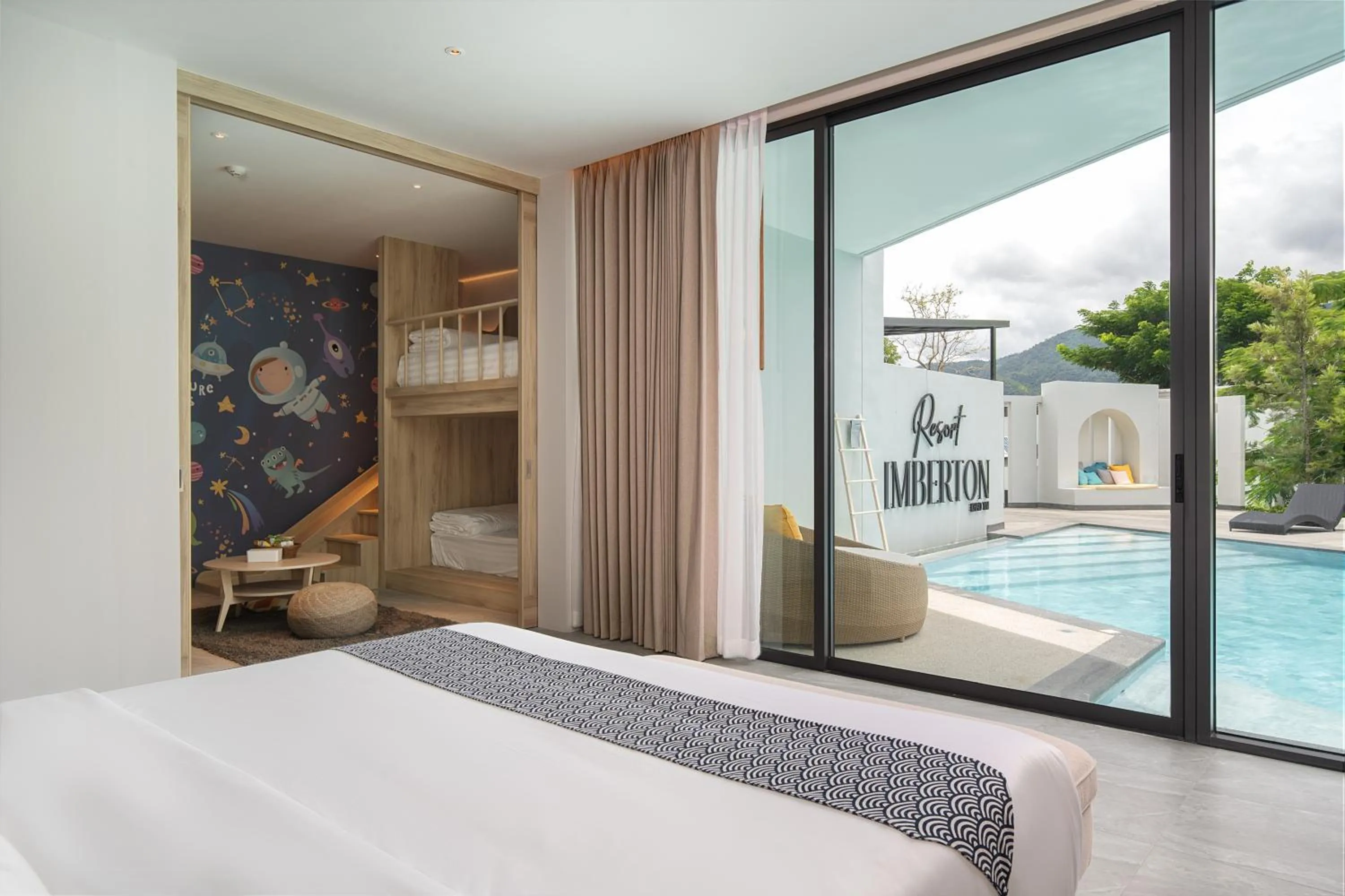 Bed in Timberton Resort Khaoyai