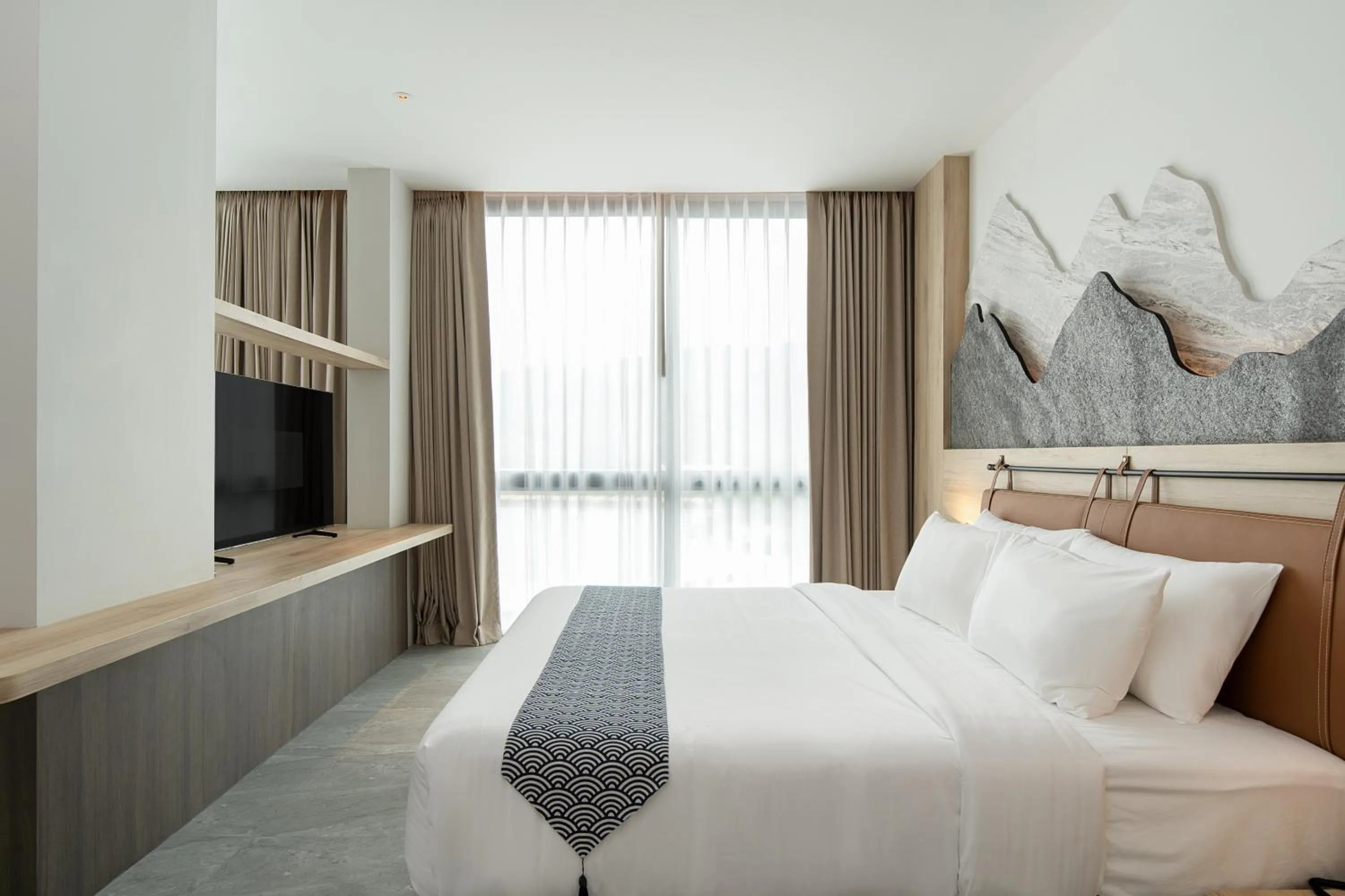 Bed in Timberton Resort Khaoyai