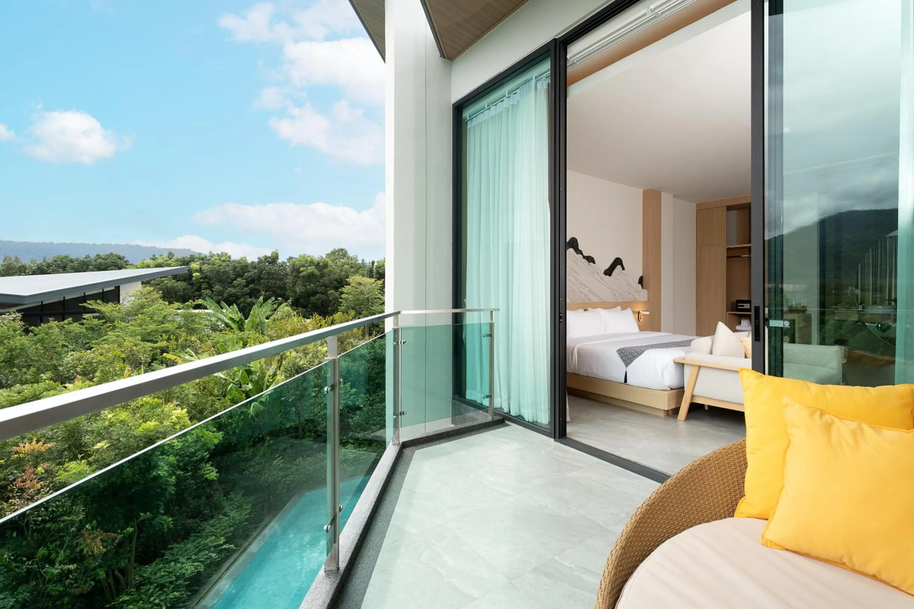 Bed in Timberton Resort Khaoyai