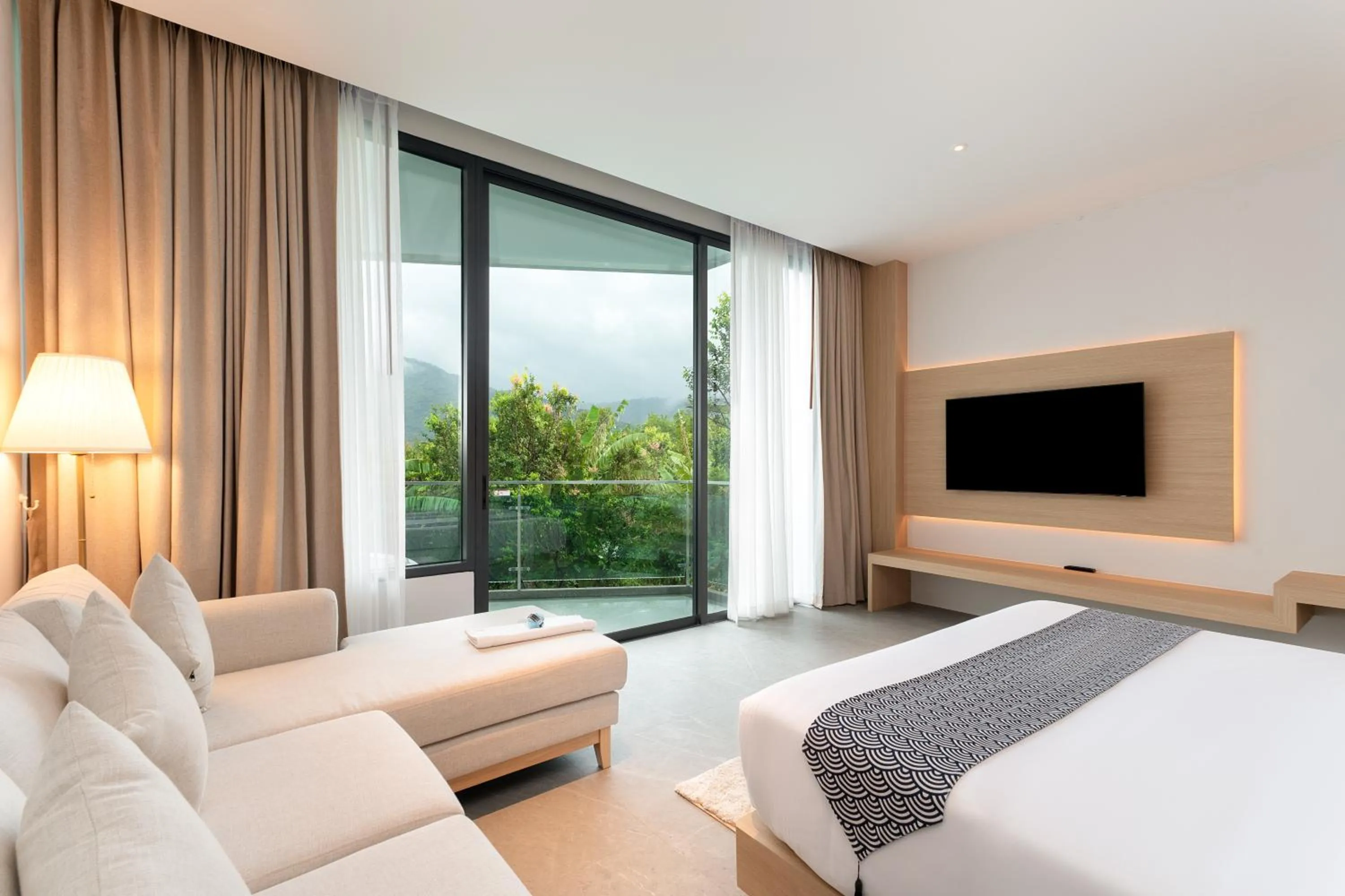 Bed in Timberton Resort Khaoyai