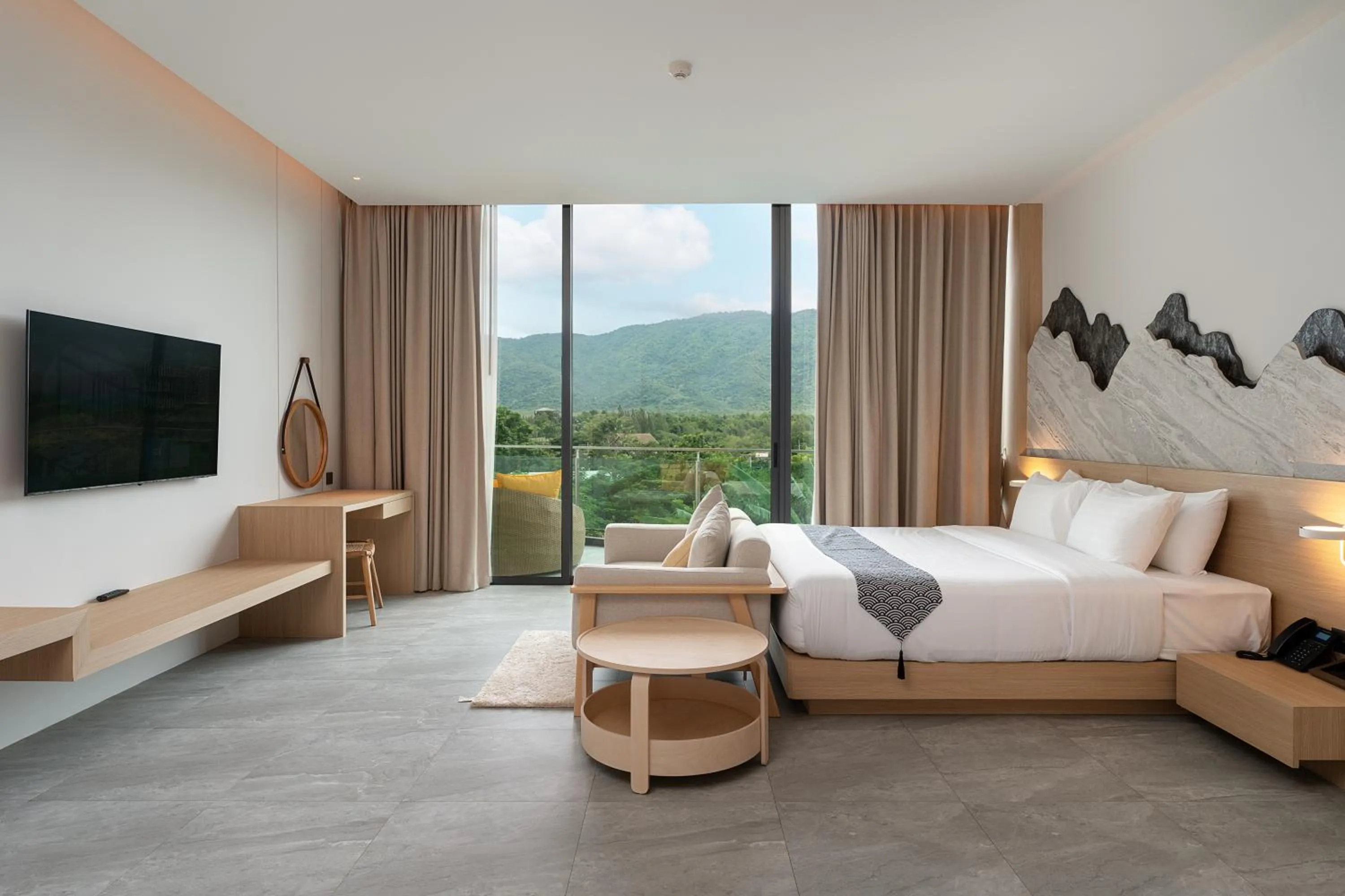 Bed in Timberton Resort Khaoyai