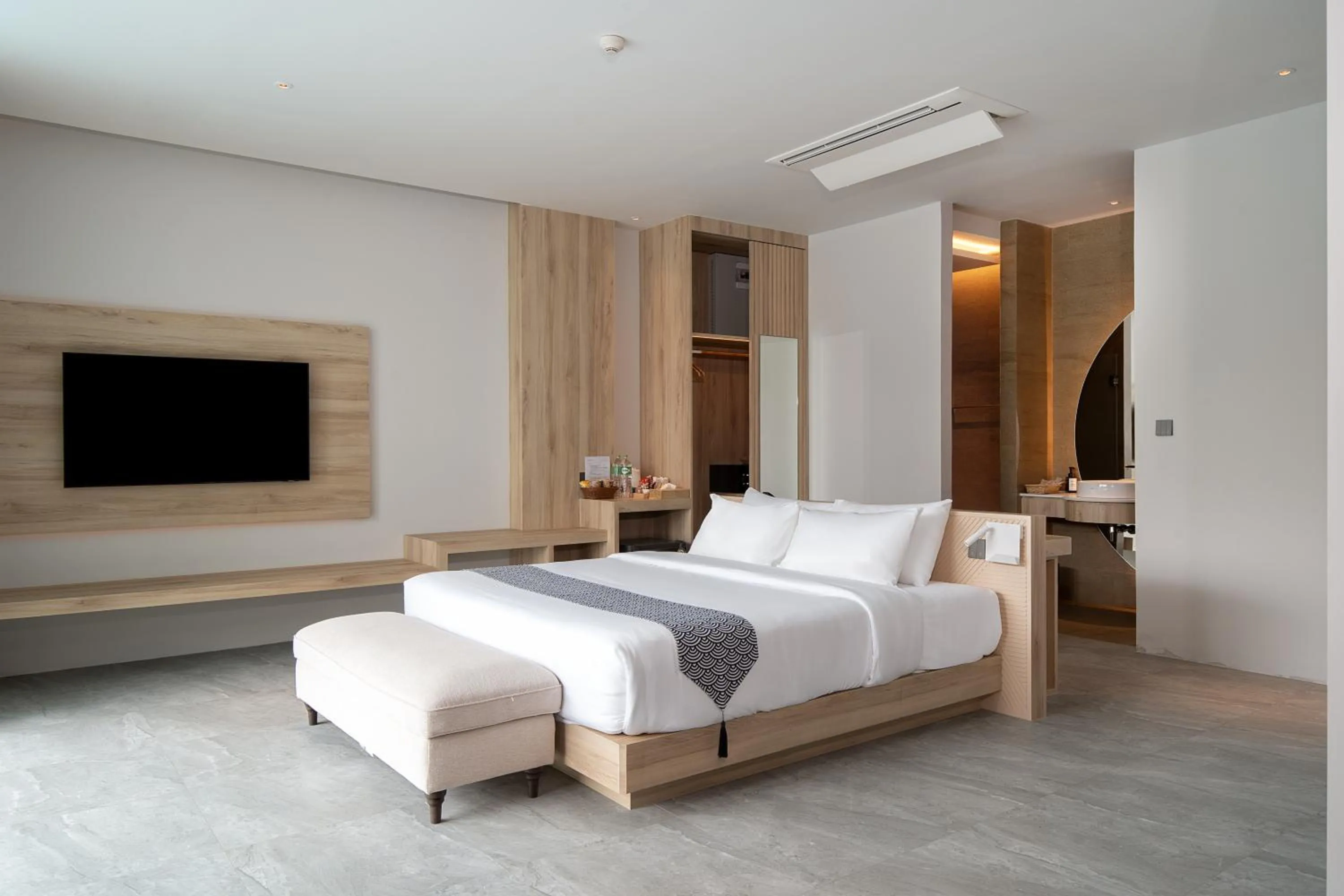 Bed in Timberton Resort Khaoyai