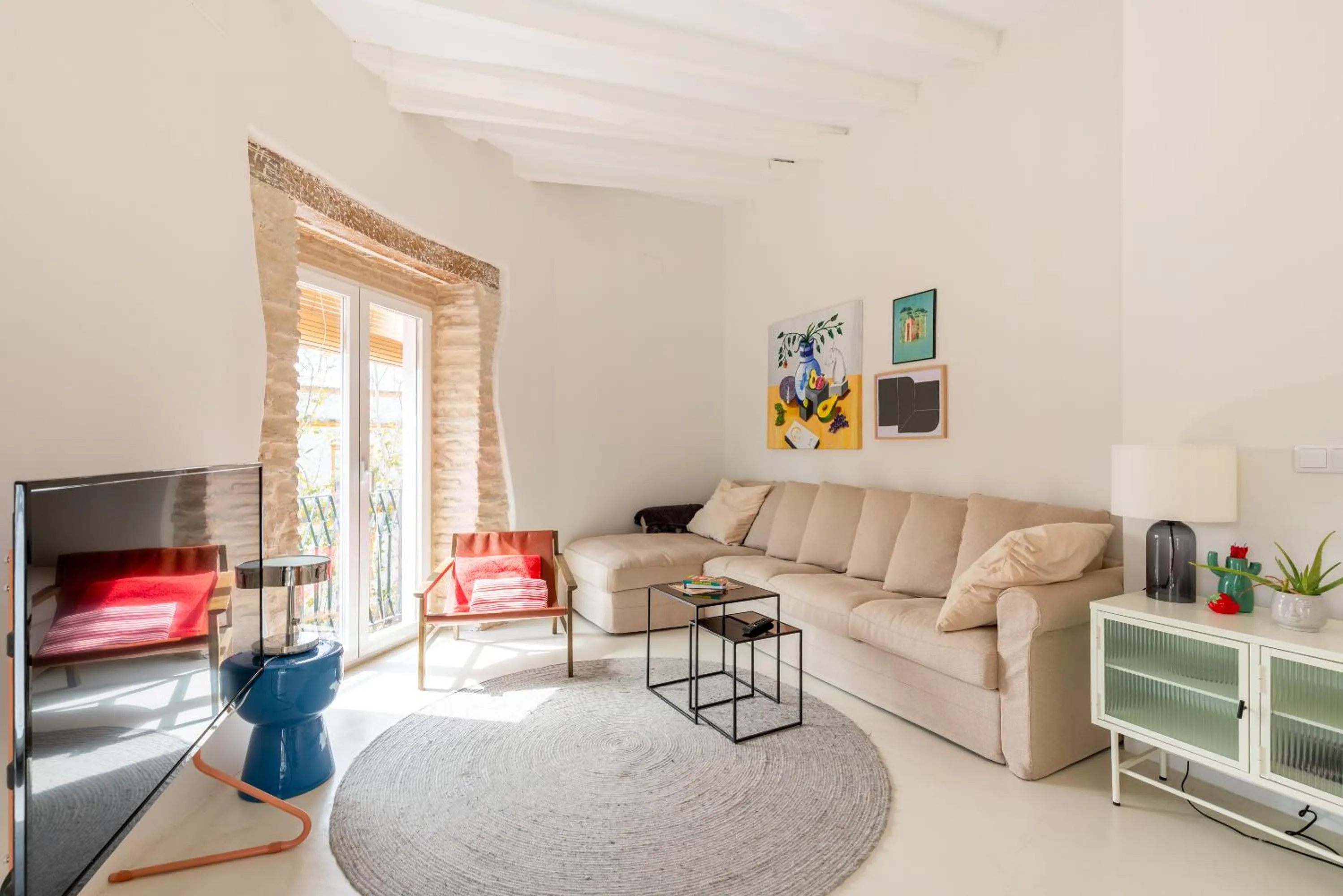 AD3B Bright 3Br and 2Bath apartment Downtown Sevilla