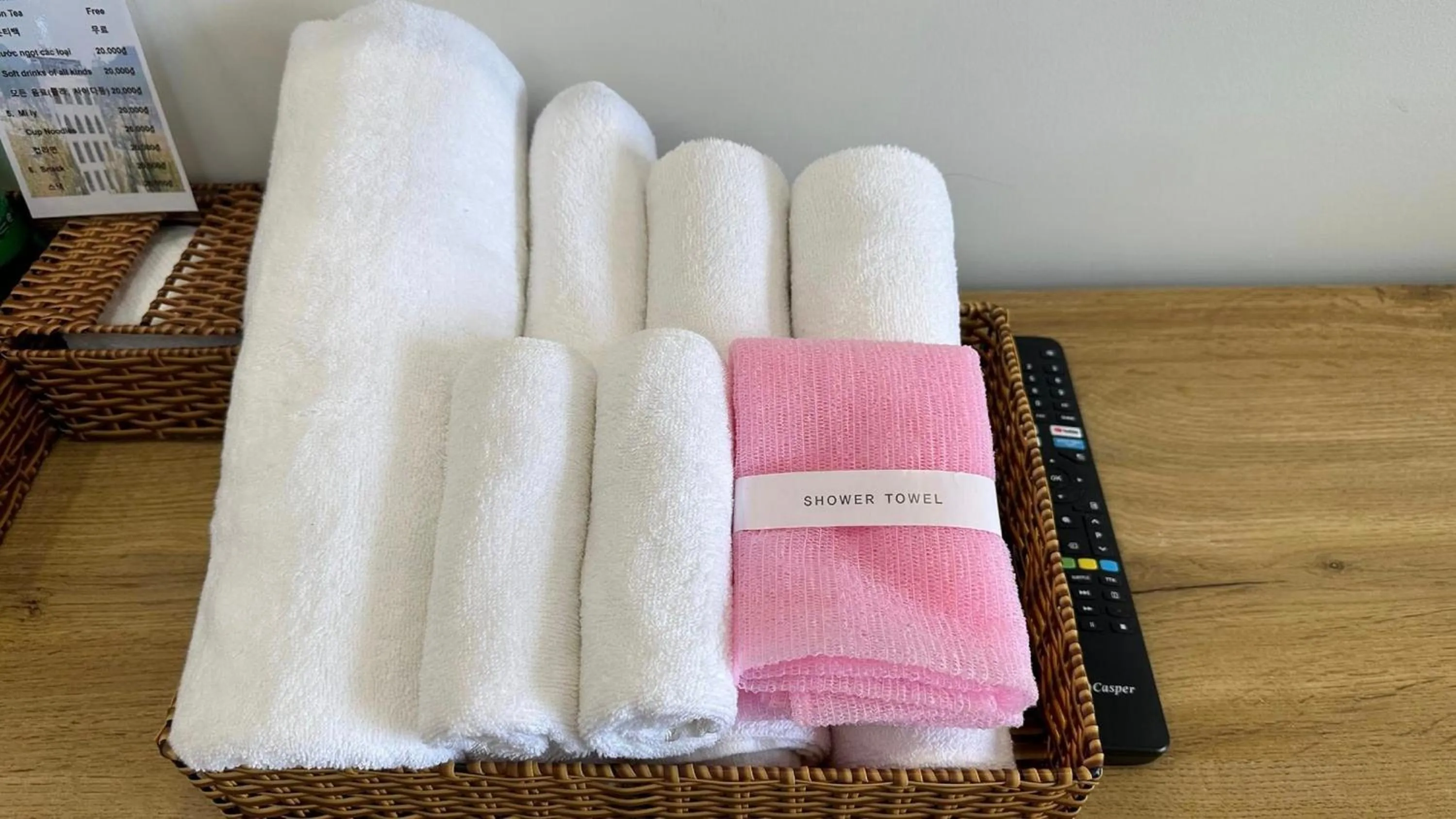 towels in Thung Lũng Xanh TQK Hotel