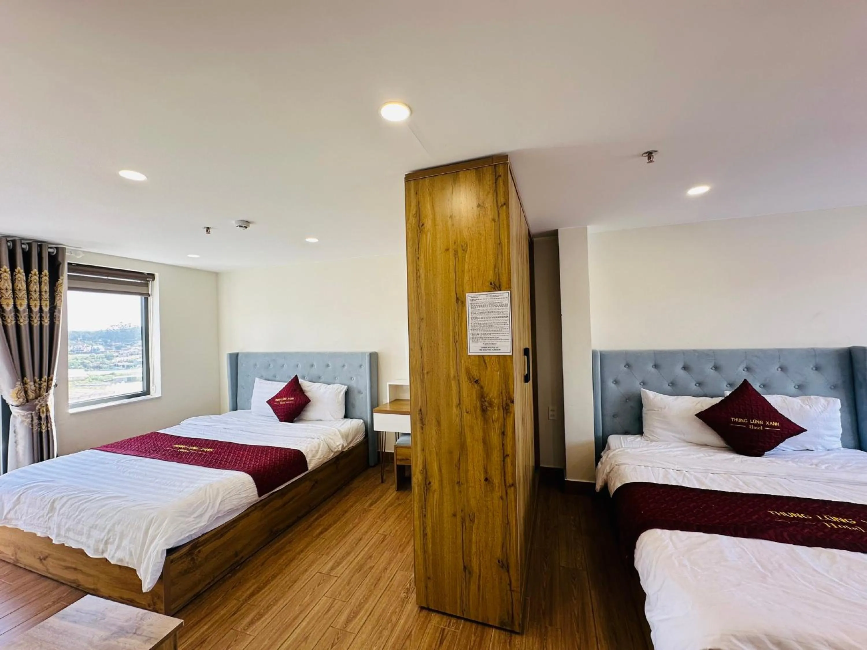 Bed in Thung Lũng Xanh TQK Hotel