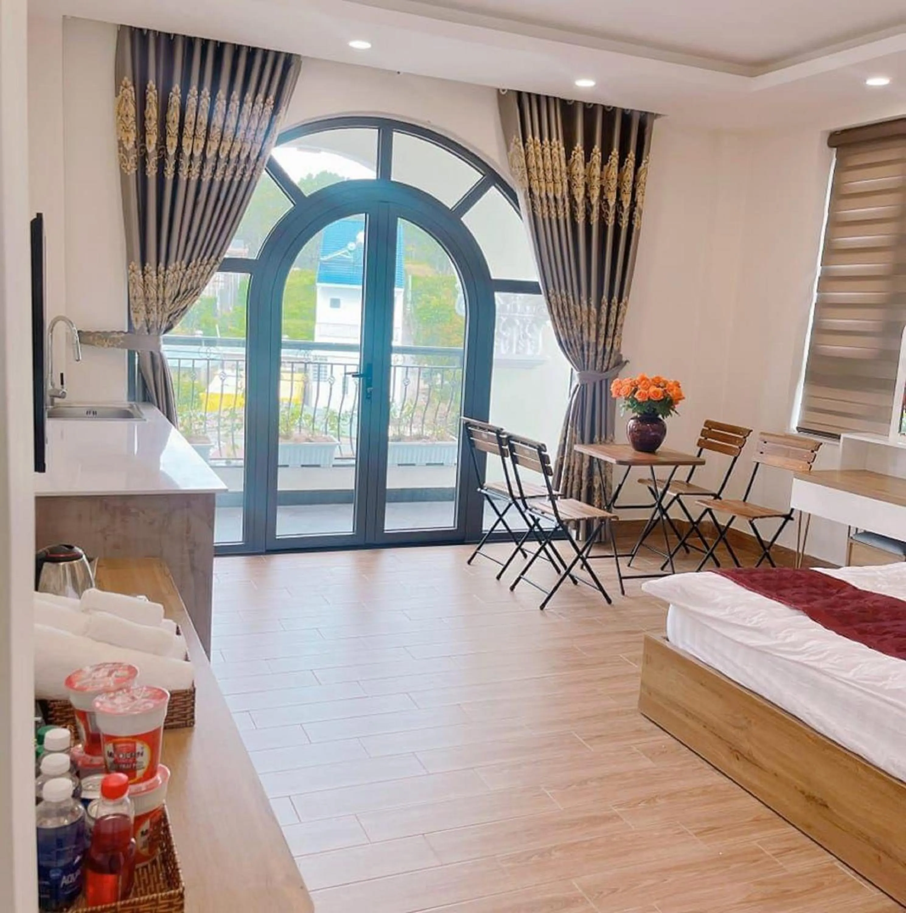 Bed in Thung Lũng Xanh TQK Hotel