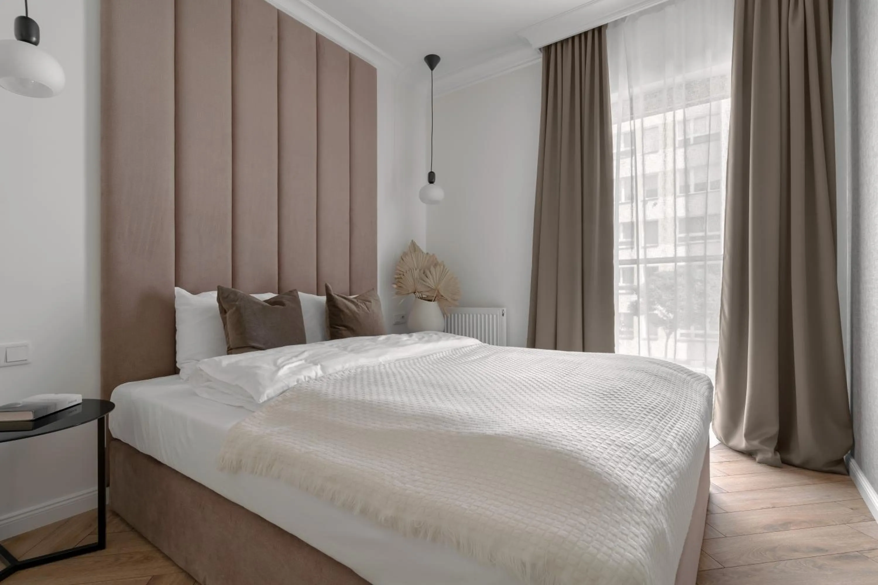 Bed in APARTIO ROOMS Gliwice