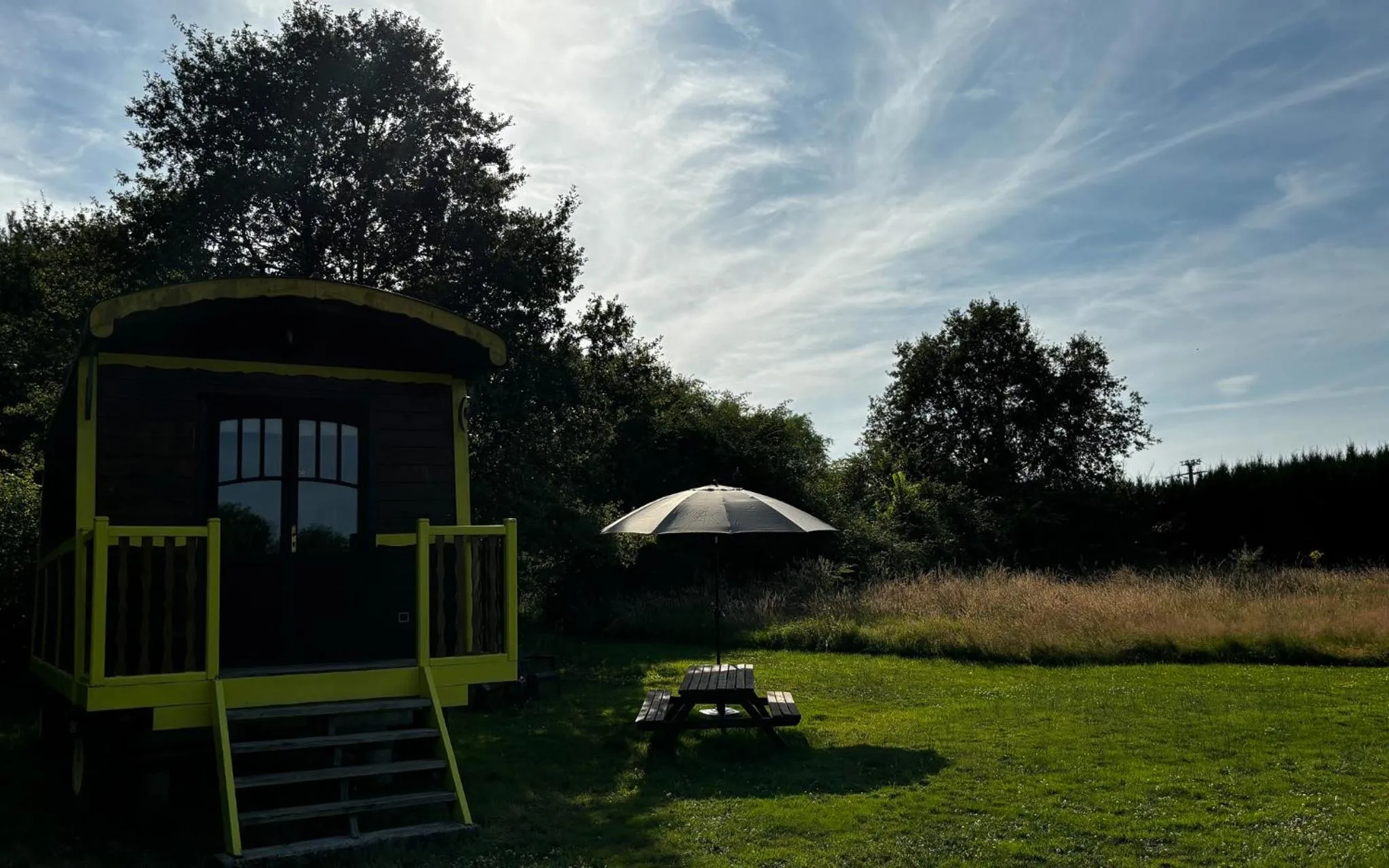 Natural landscape in Domaine de la Grangée