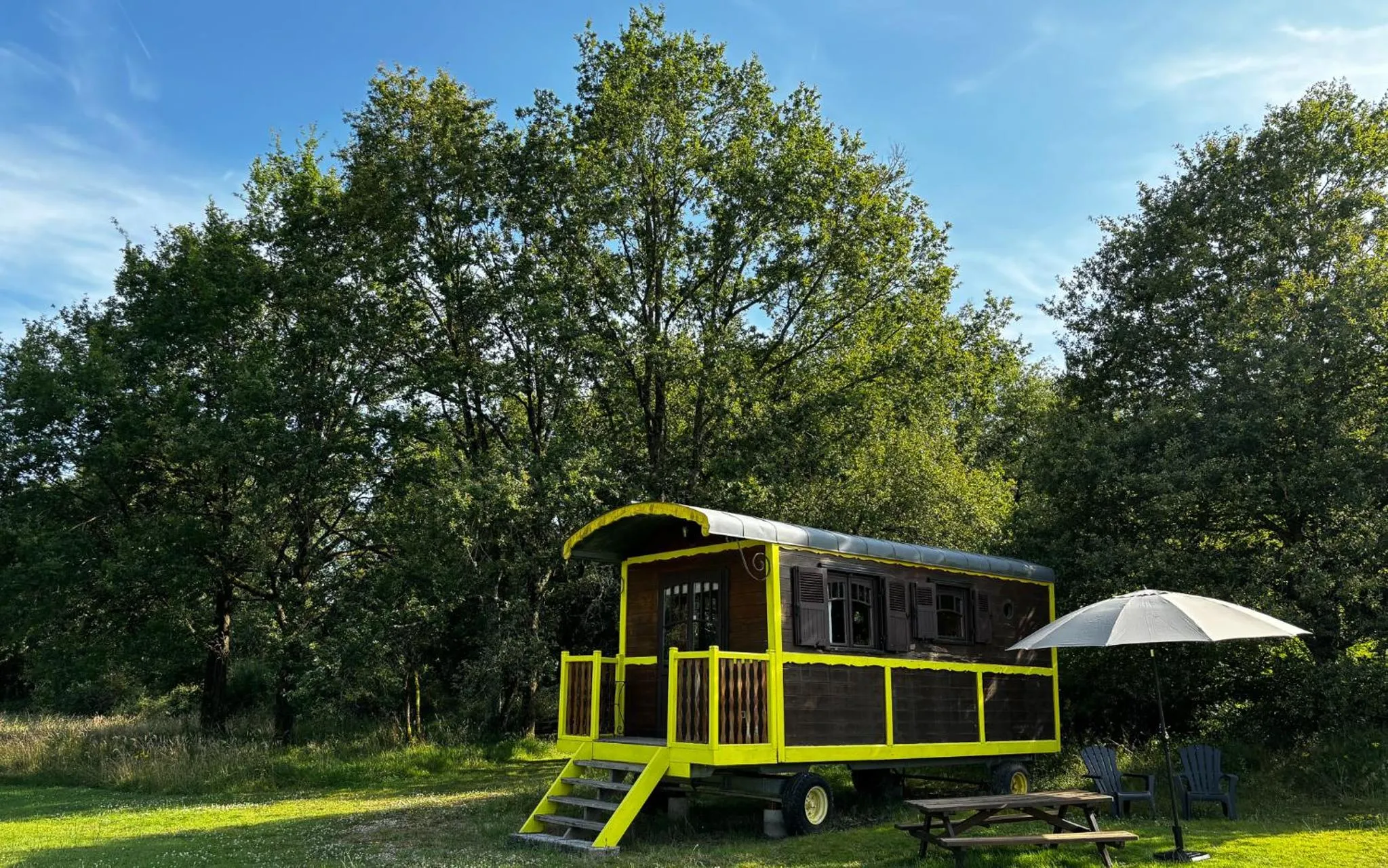 Natural landscape in Domaine de la Grangée