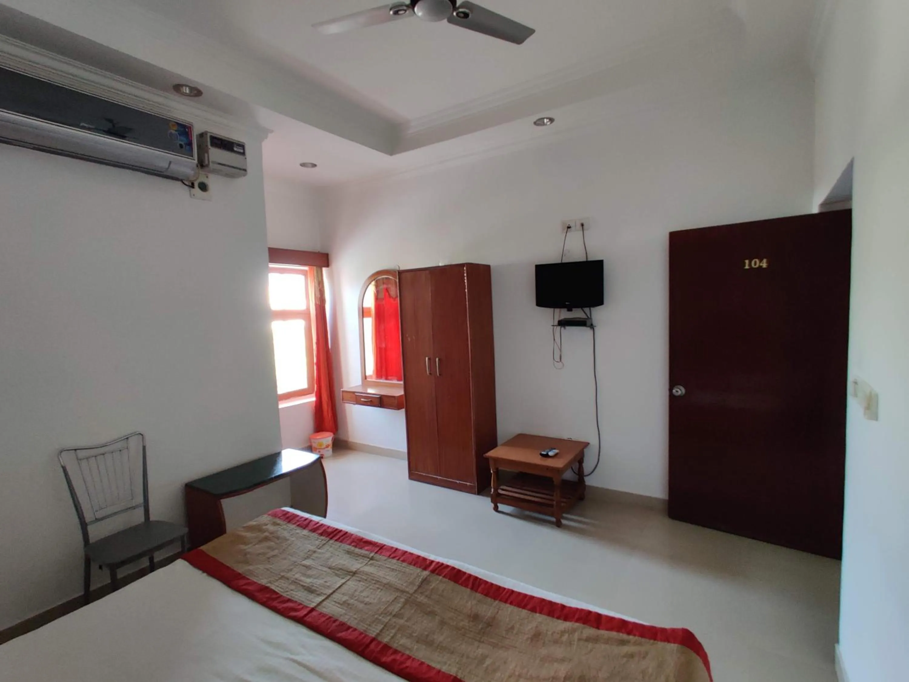 fireplace in Euro Star Inn