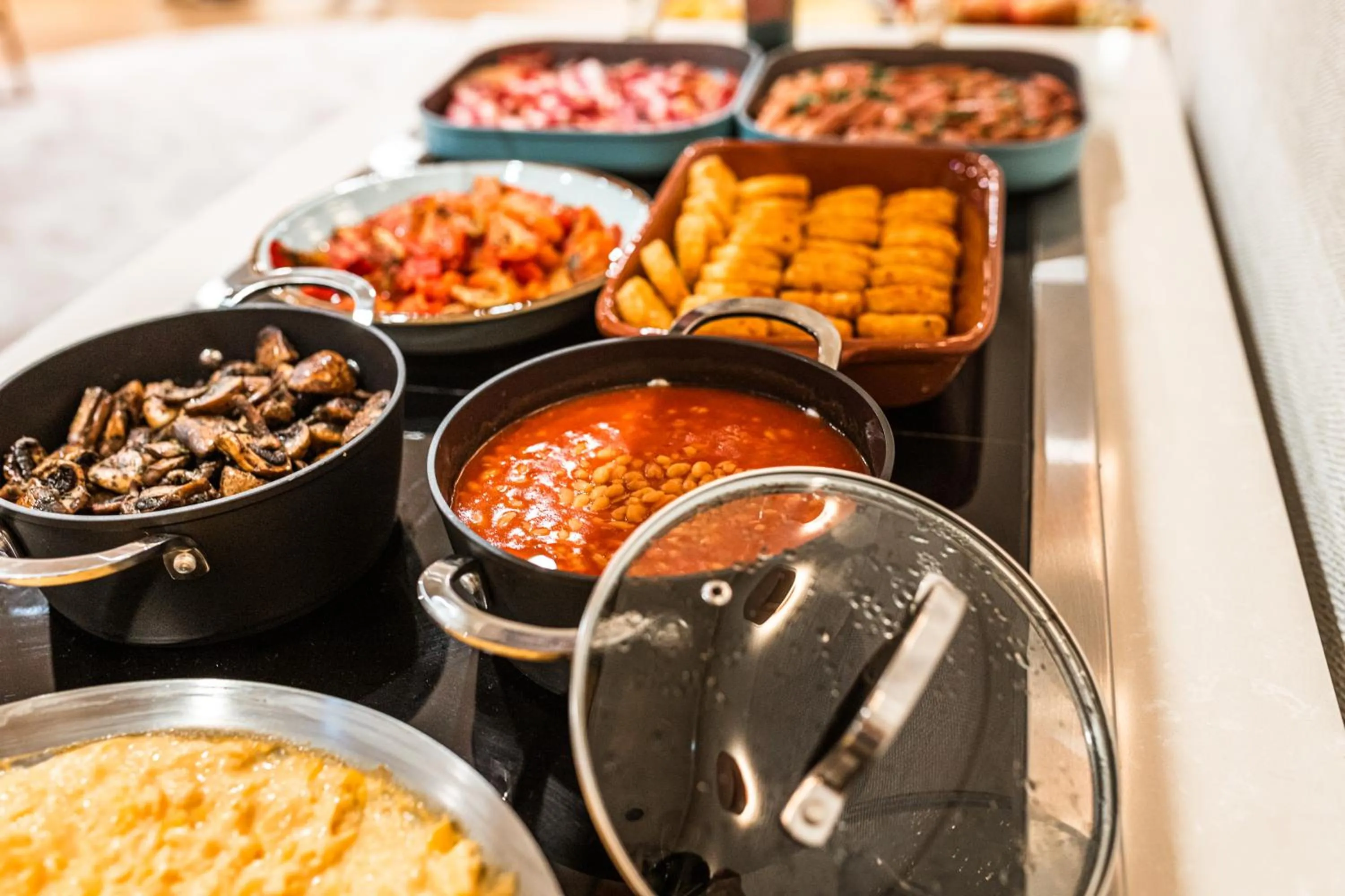 Restaurant/places to eat in Next Level Premium Hotels