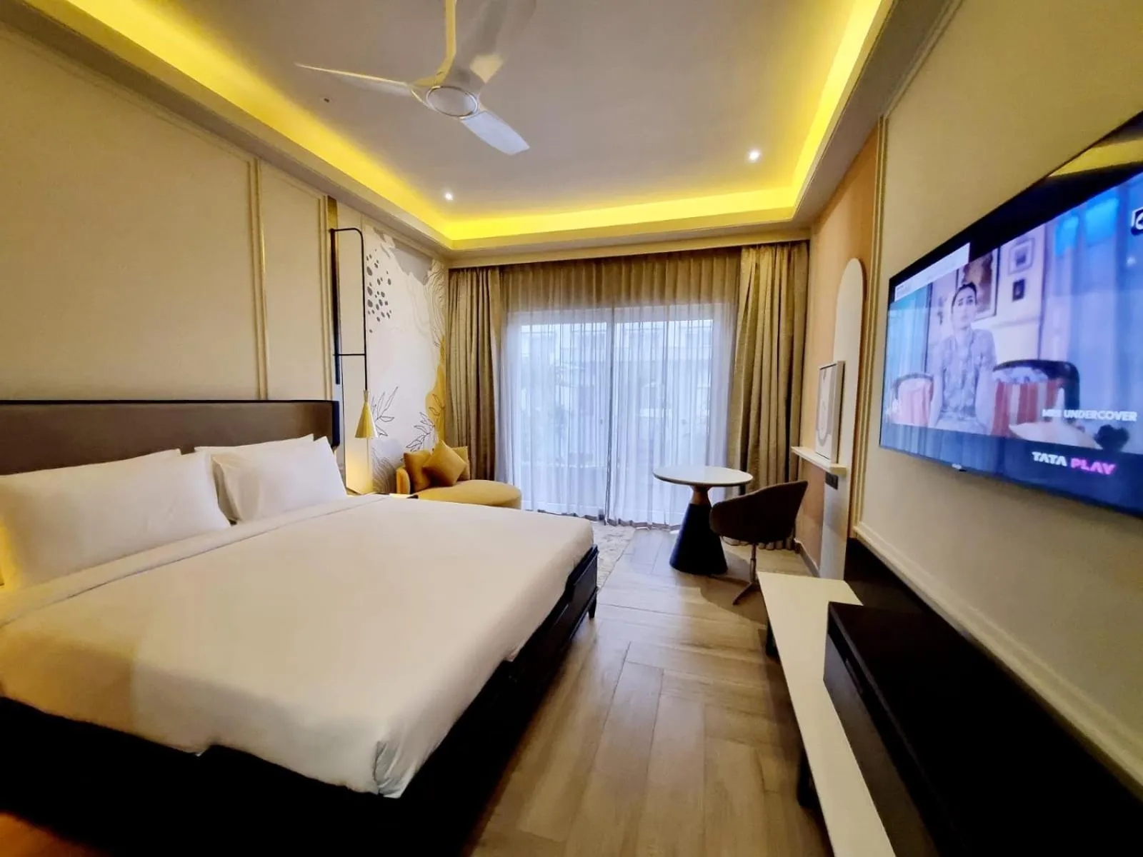 Bed in Pramod Lands End Resort, a member of Radisson Individuals