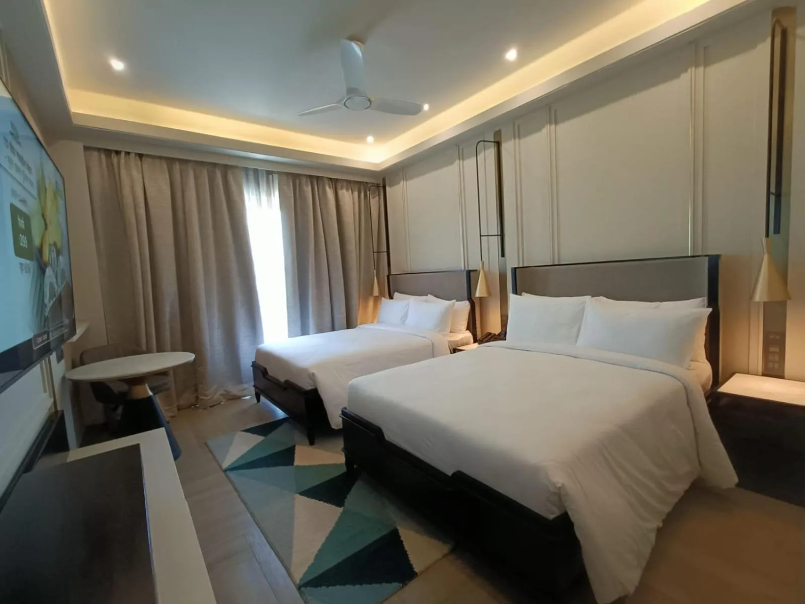 Bed in Pramod Lands End Resort, a member of Radisson Individuals