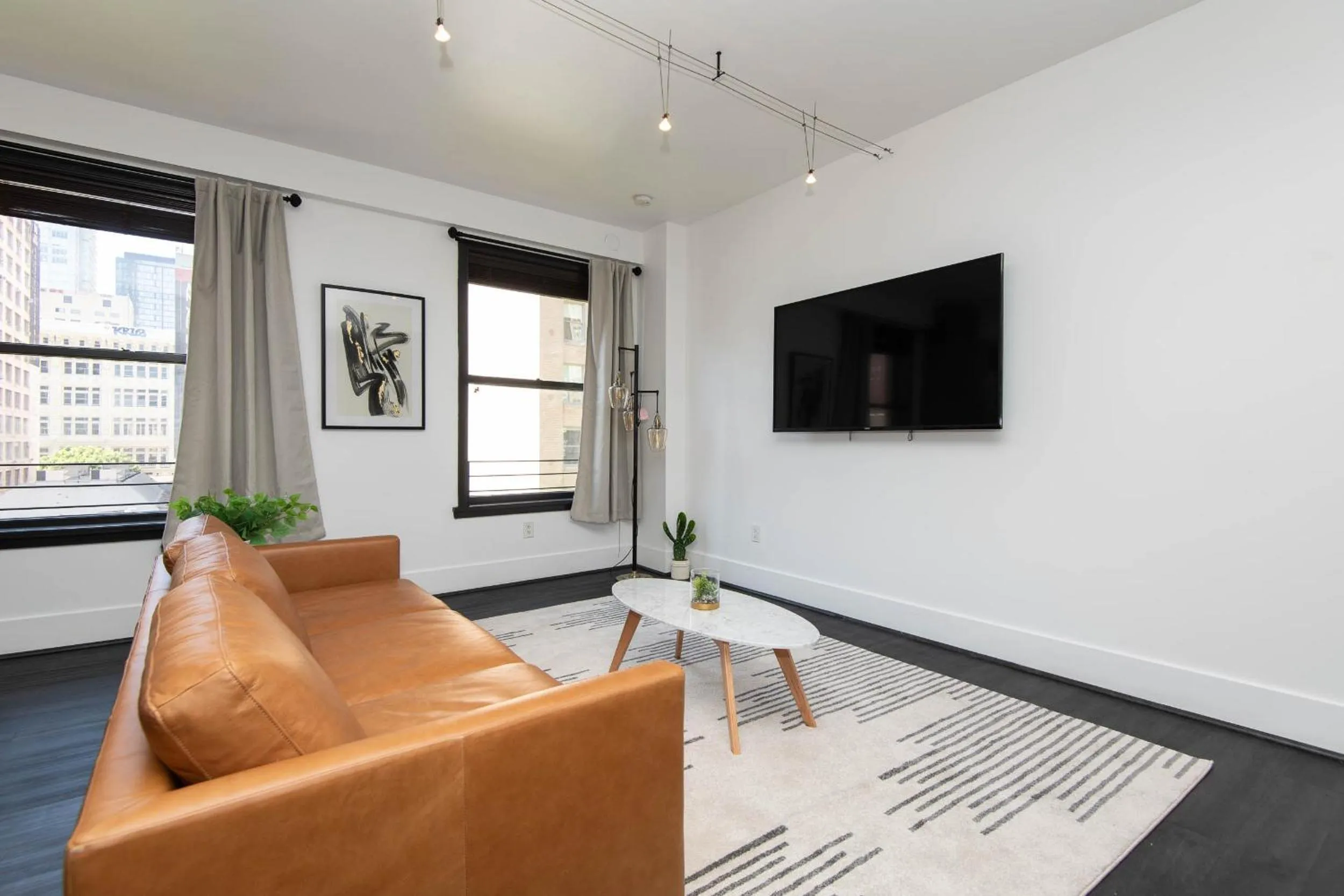 Living room in DTLA Boutique Hotel