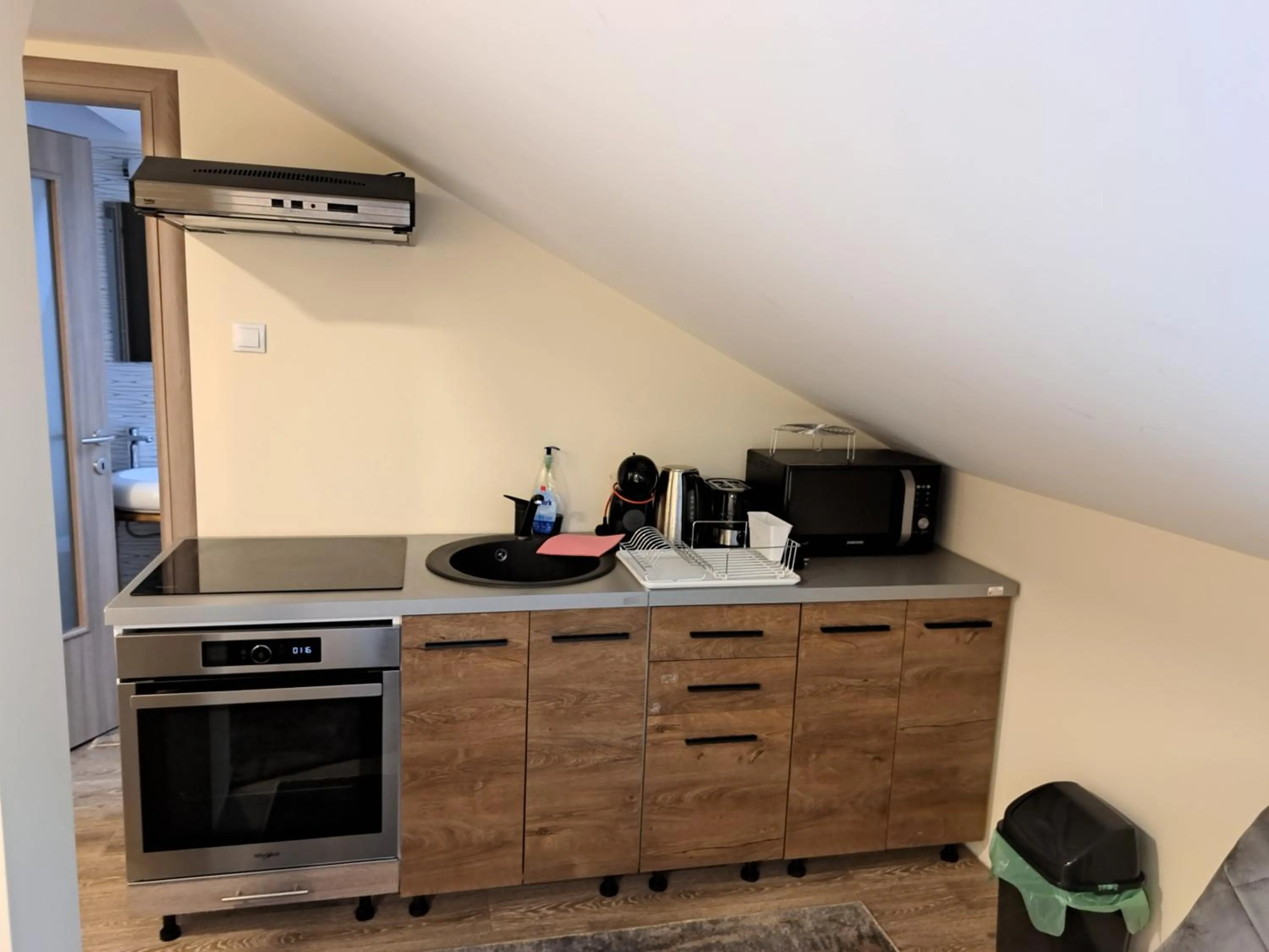 Kitchen or kitchenette in Casa Livia PP Aparthotel