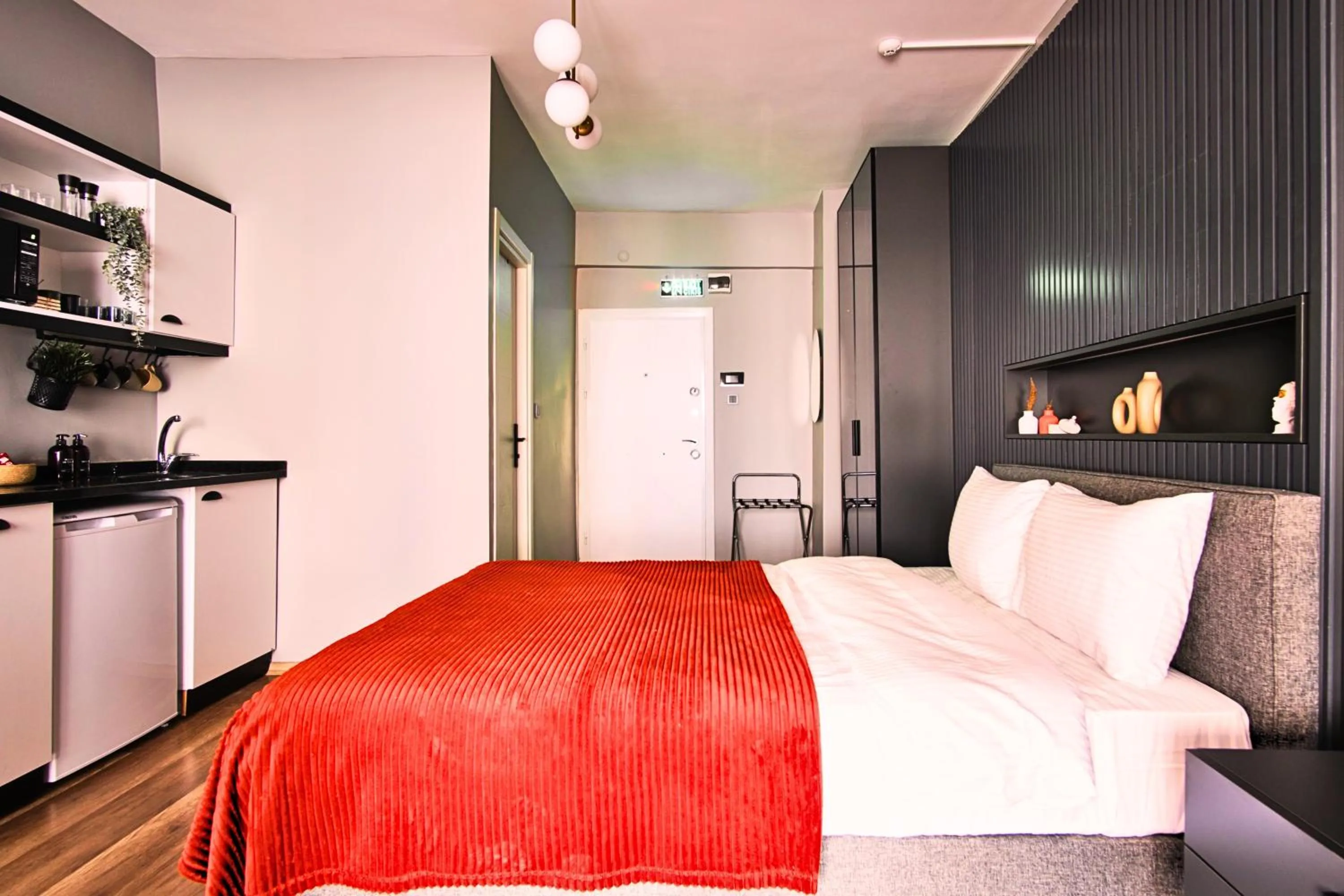 Bed in TAKS-INN Hotel