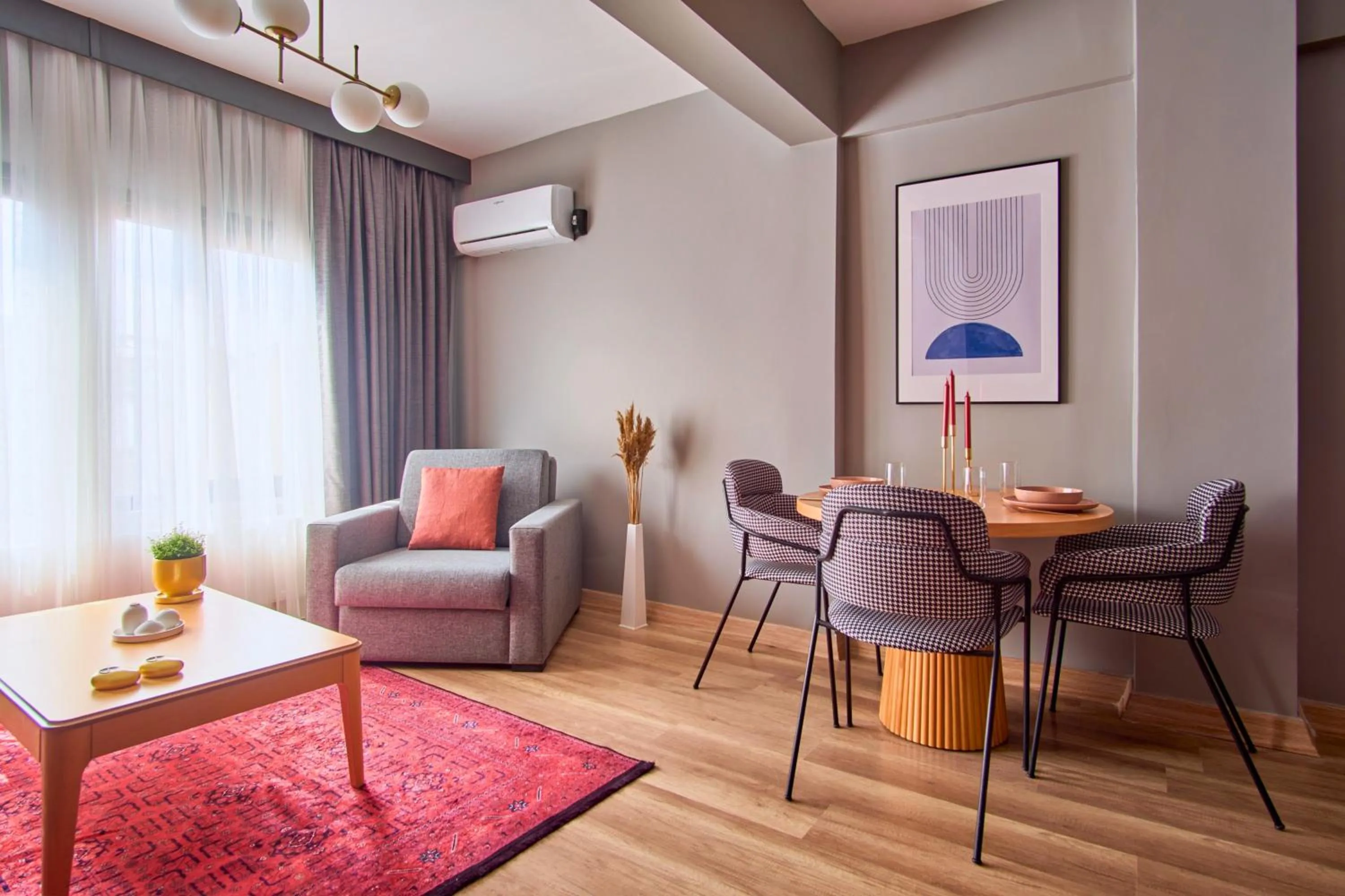 Seating area in TAKS-INN Hotel