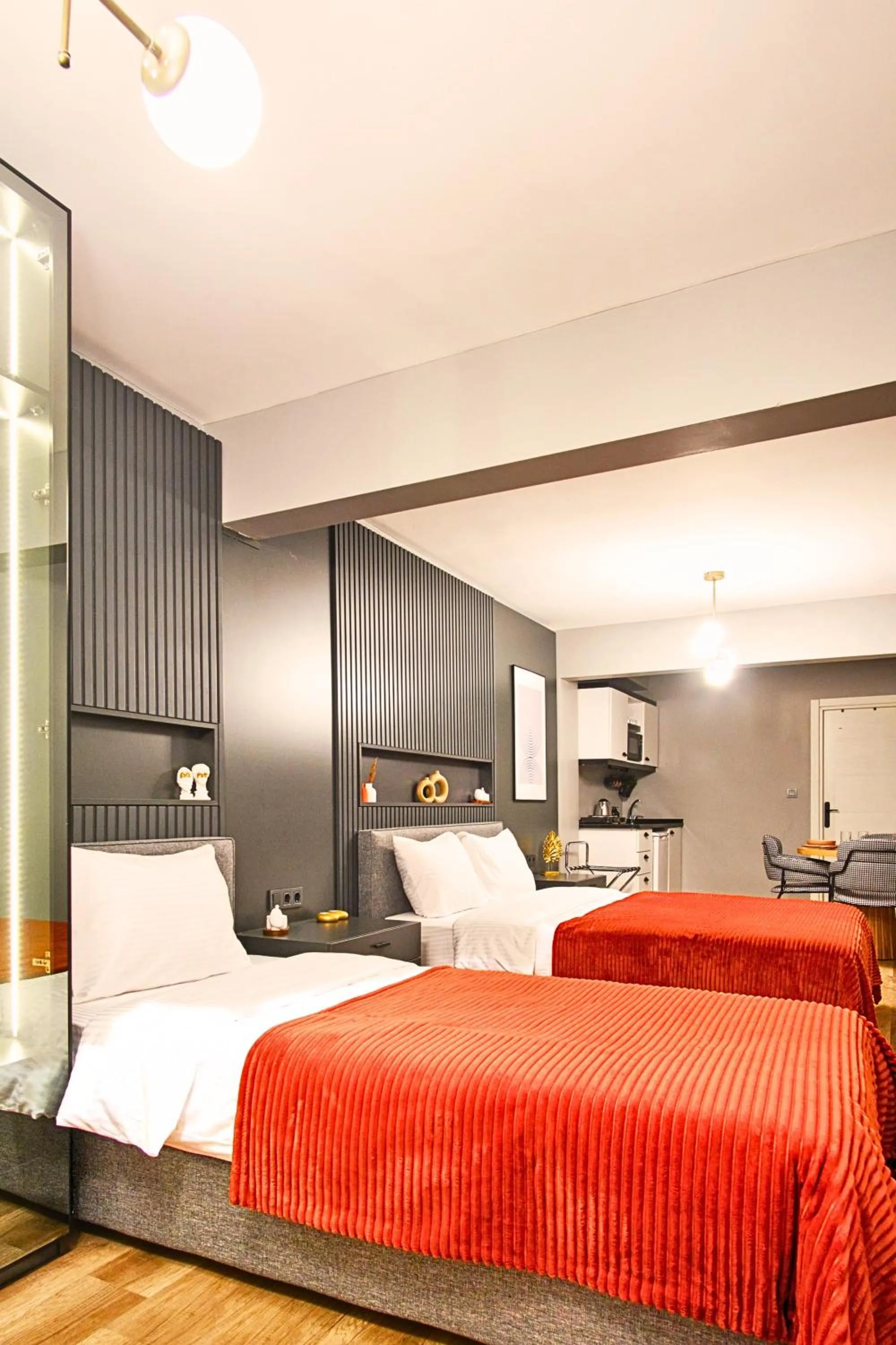 Bed in TAKS-INN Hotel