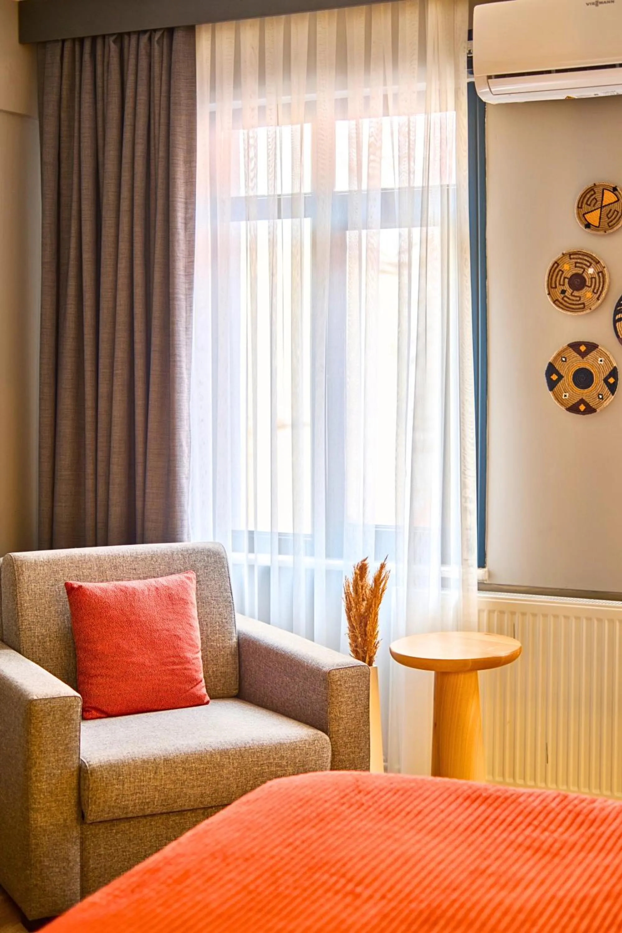 Decorative detail, Bed in TAKS-INN Hotel