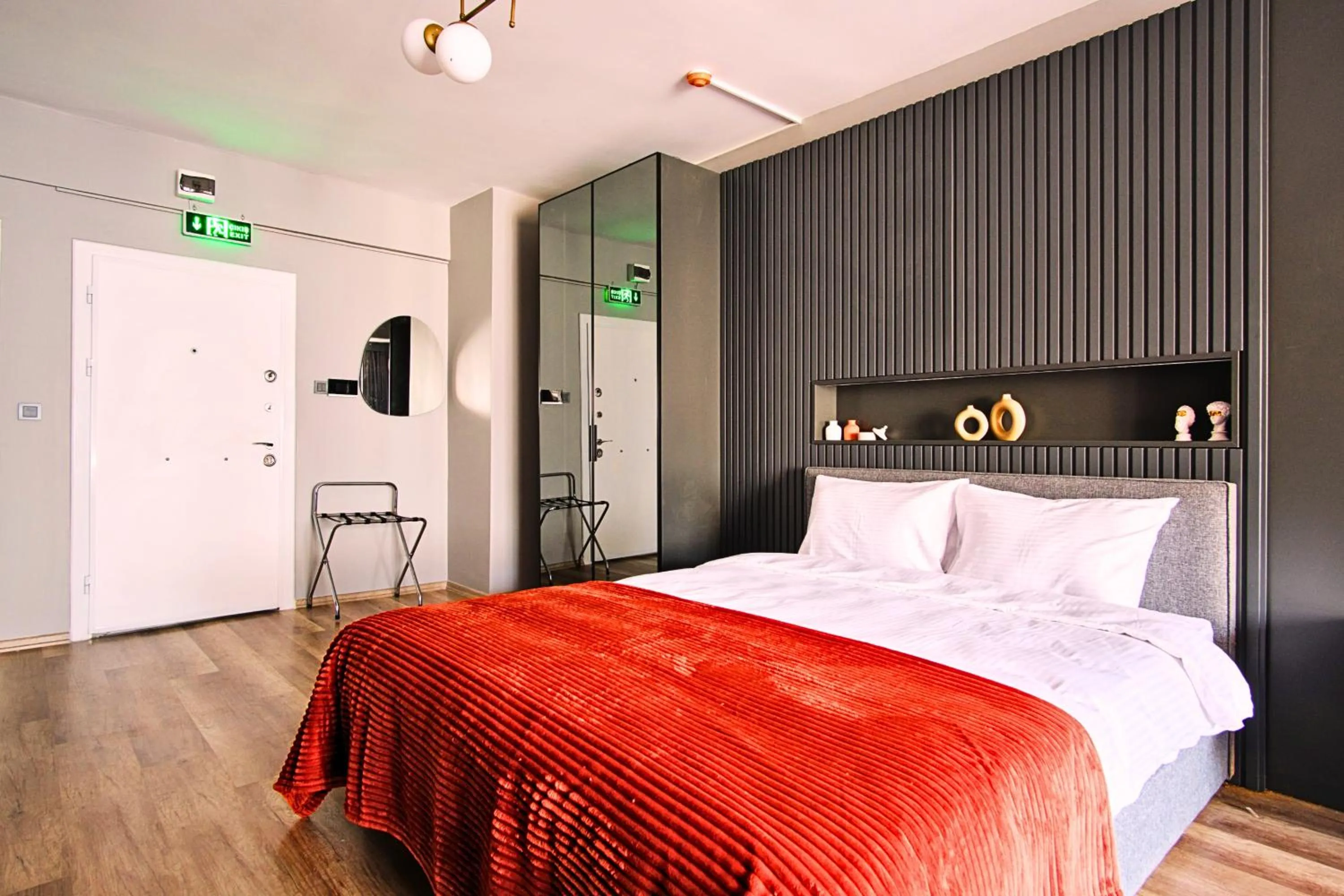 Bed in TAKS-INN Hotel