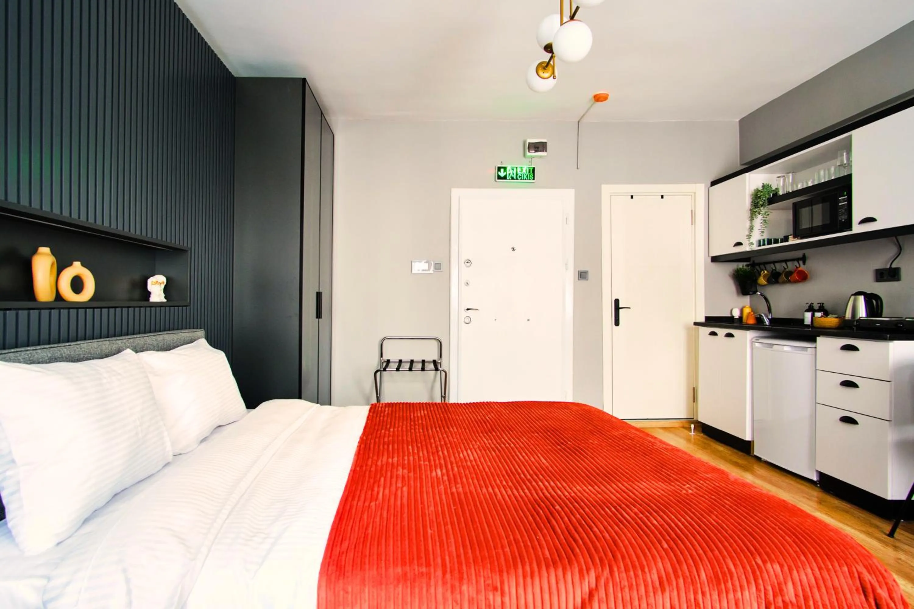 Bed in TAKS-INN Hotel