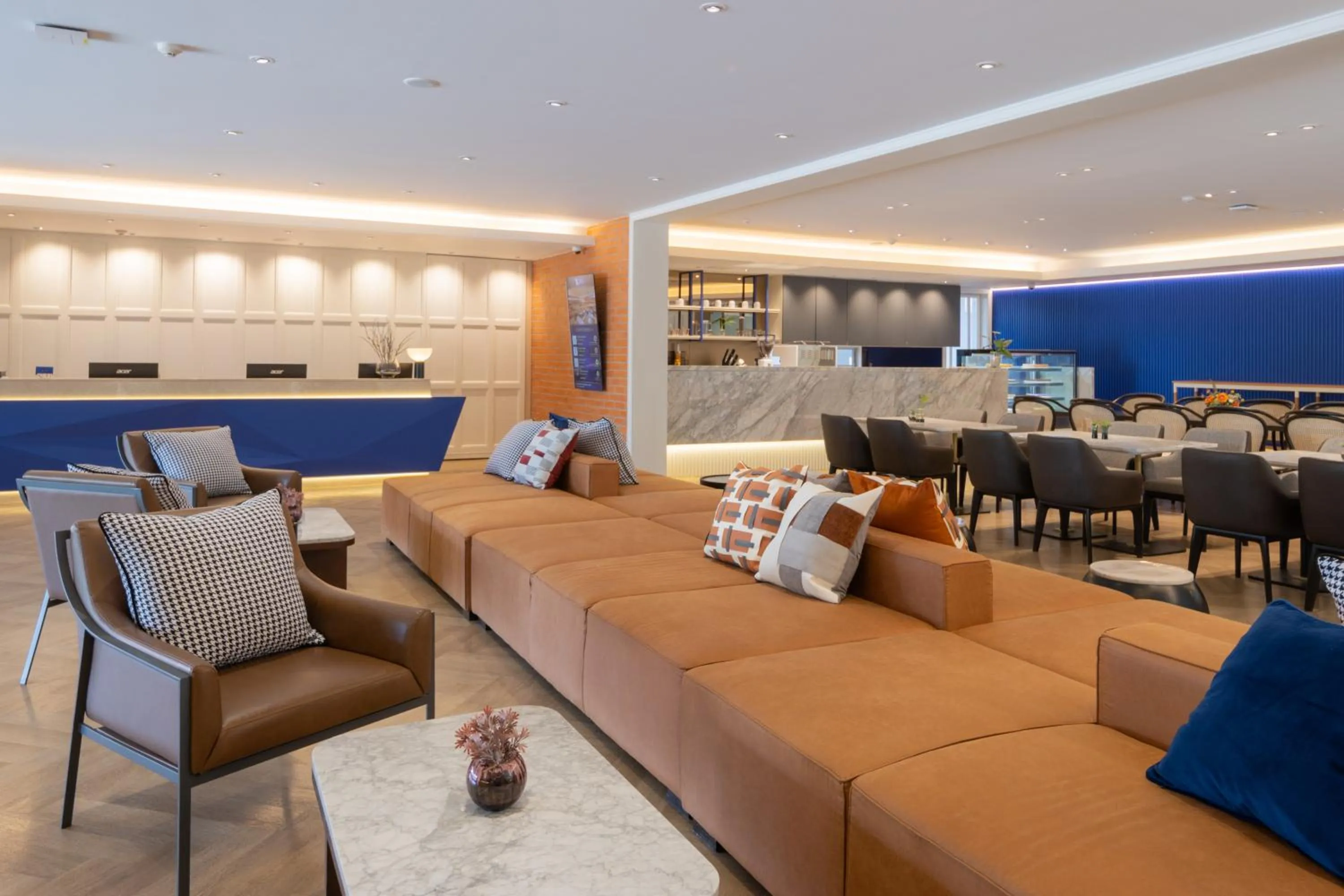 Lobby or reception in Blue Hippo Hotel