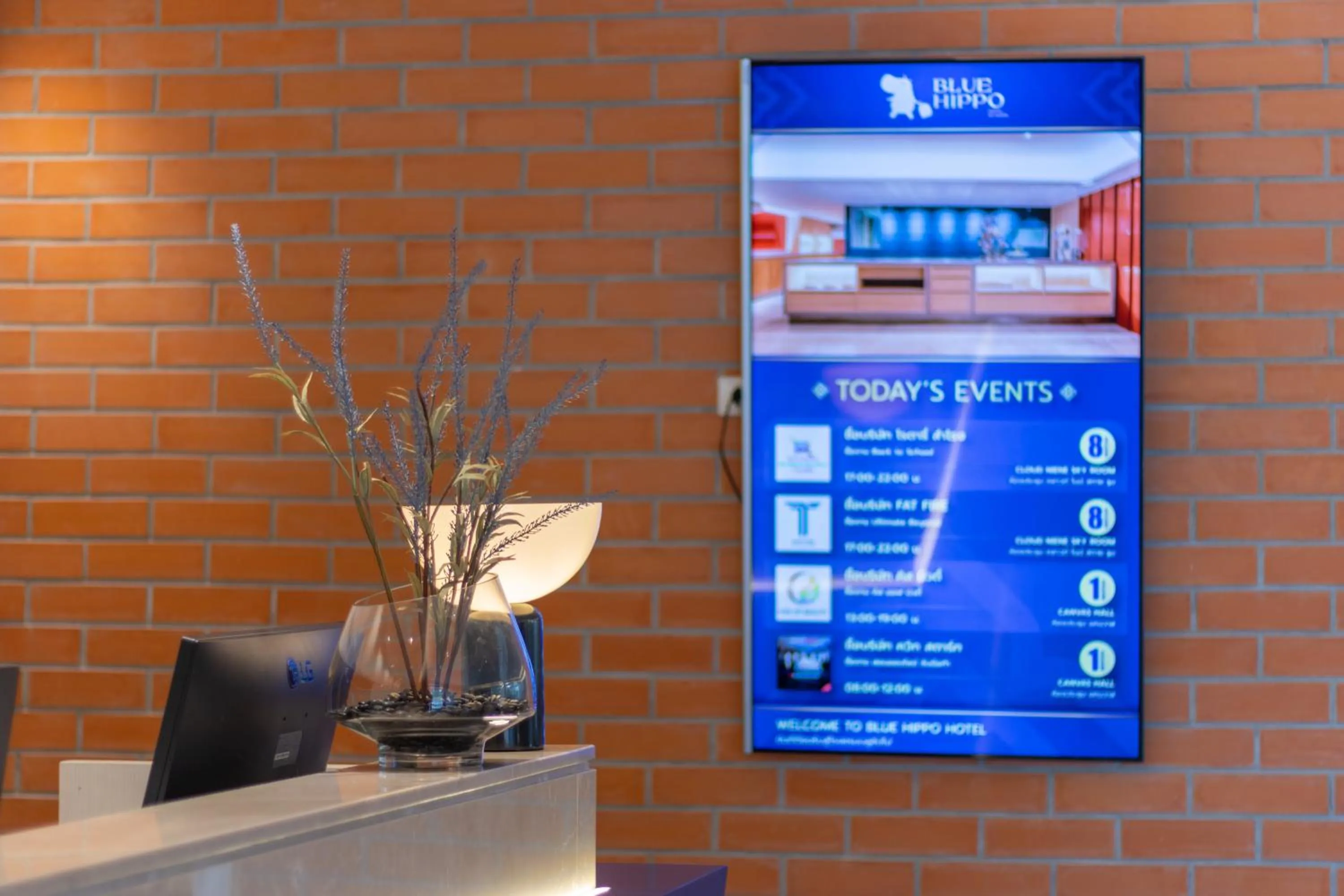 Lobby or reception in Blue Hippo Hotel