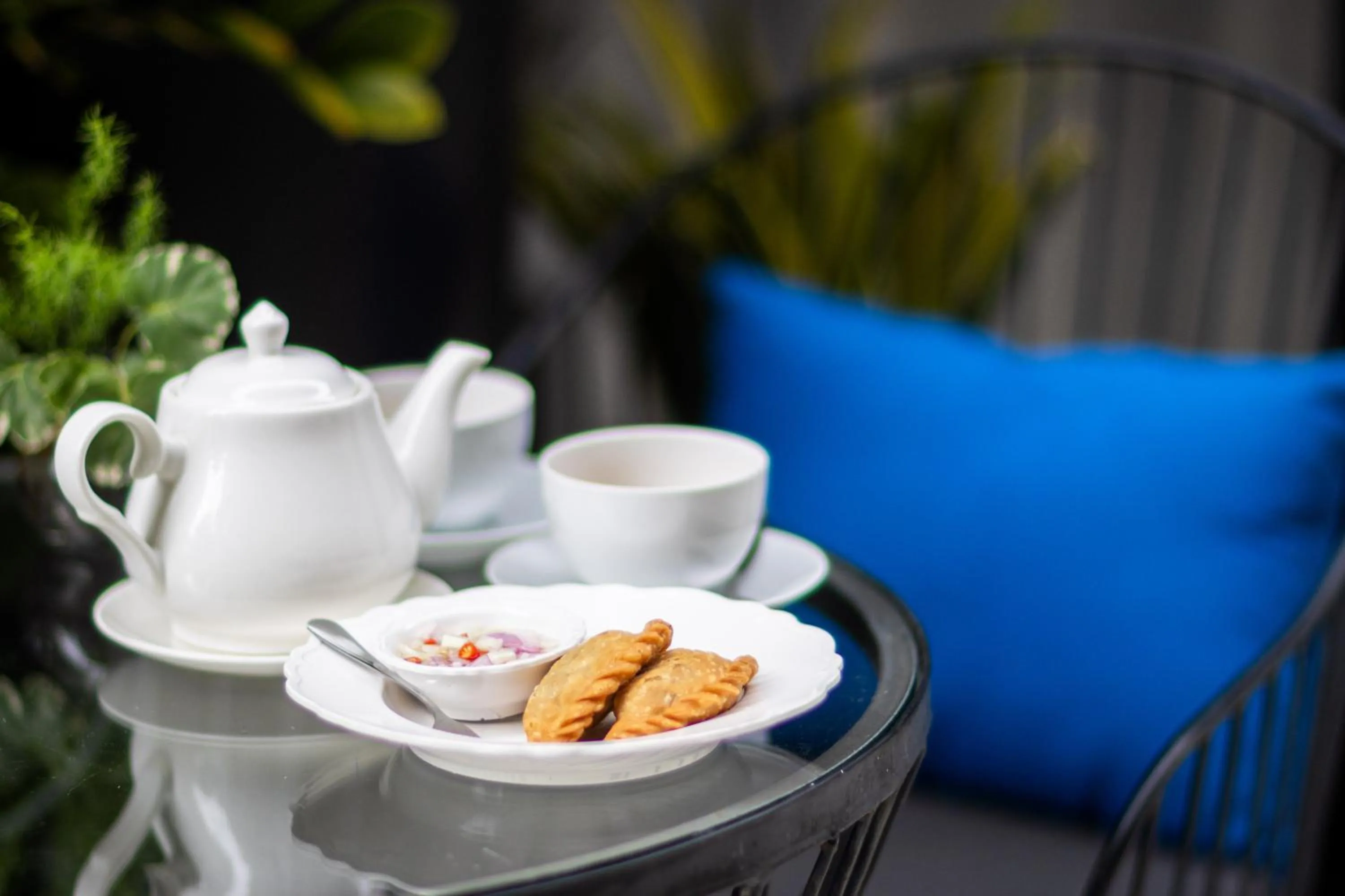 Food and drinks in Blue Hippo Hotel