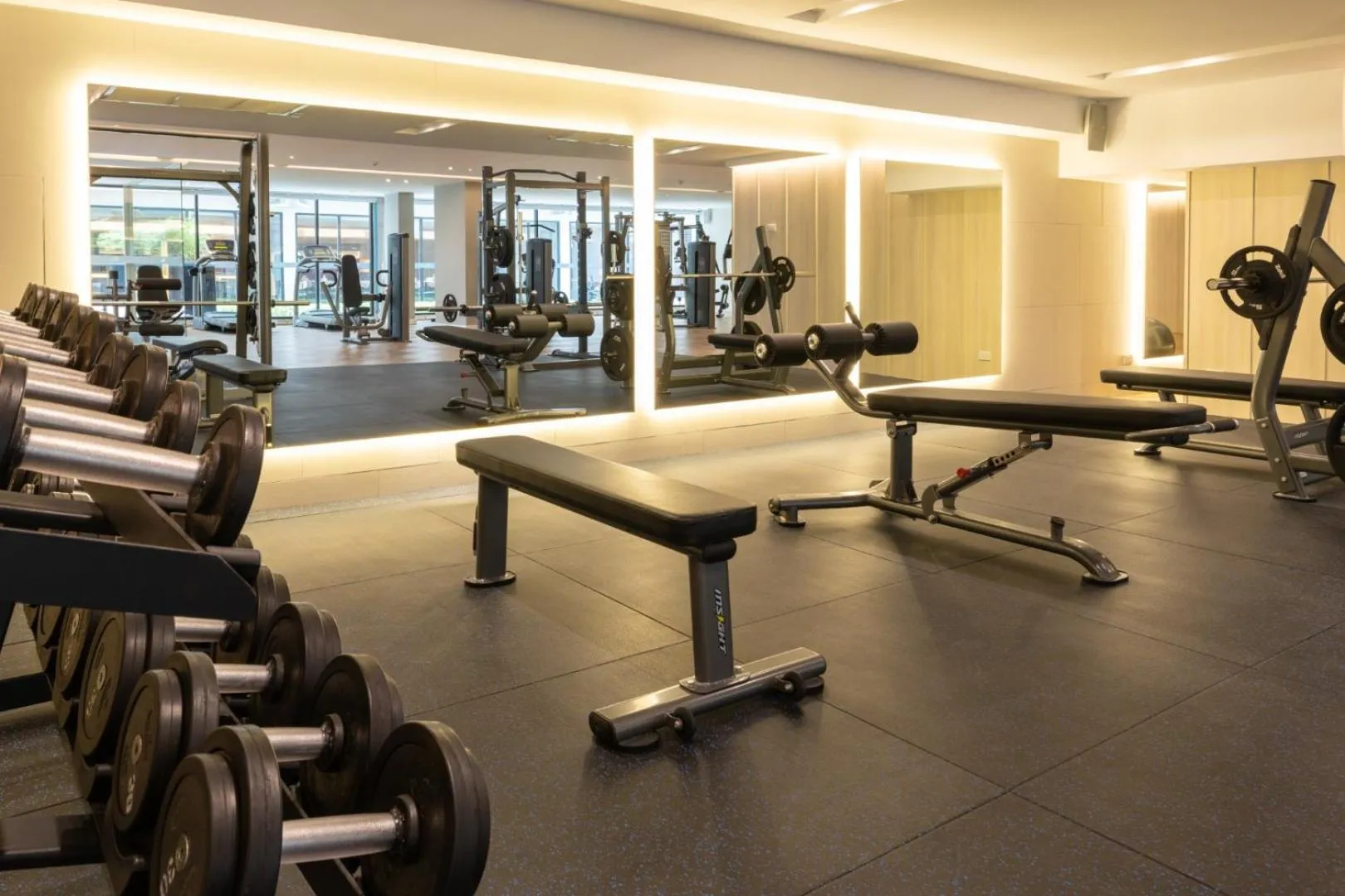Fitness centre/facilities in Blue Hippo Hotel