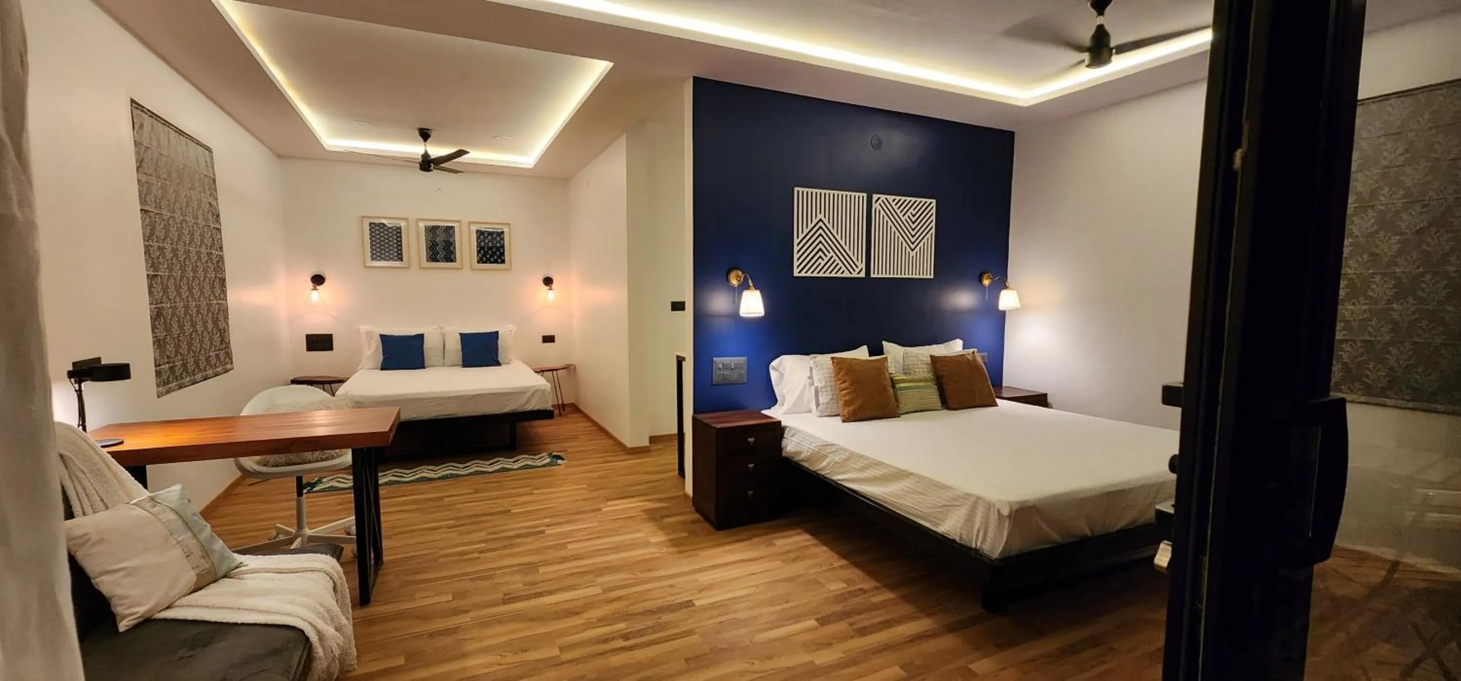 Bed in Bendheka - Cliff Front Cottages Coorg