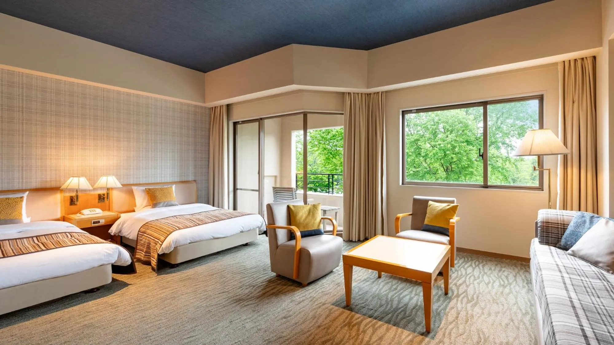 Bed in EN RESORT Grandeco Hotel