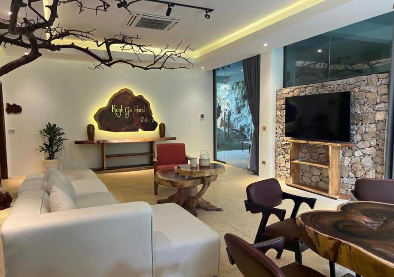 Living room in Minawa Kenhga Resort & Spa Ninh Binh