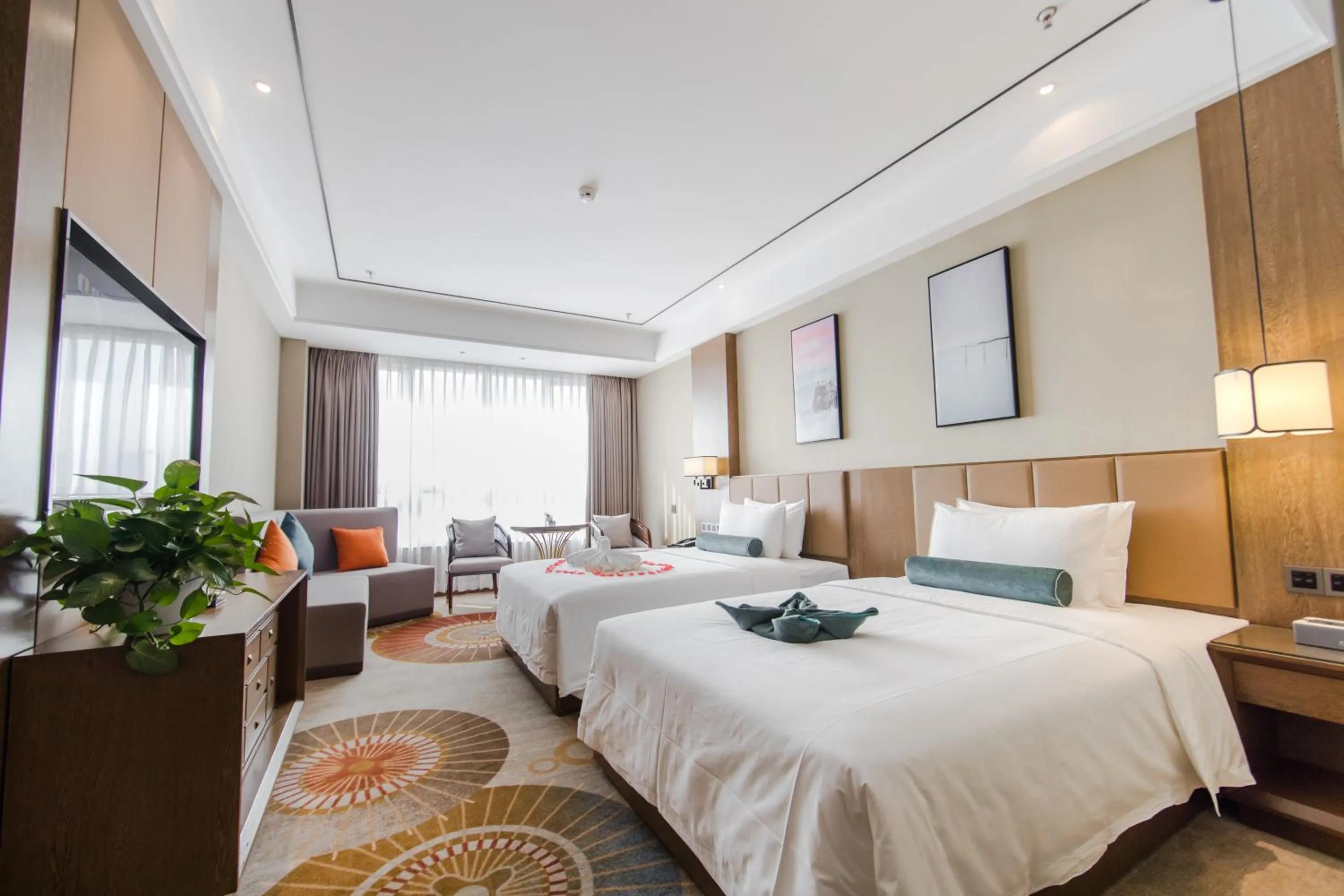 Bedroom, Bed in Hilmanhomeful Hotel - Caijia Subway Station