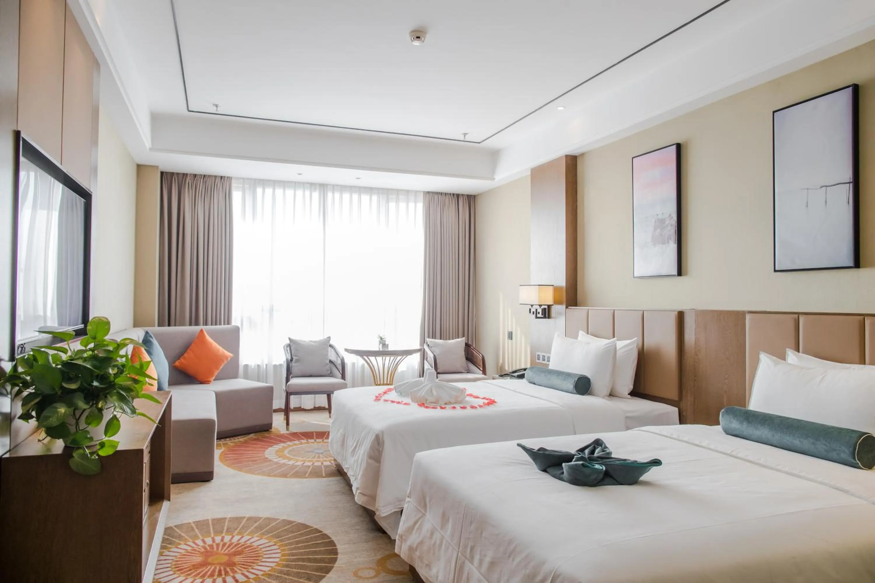 Bed in Hilmanhomeful Hotel - Caijia Subway Station