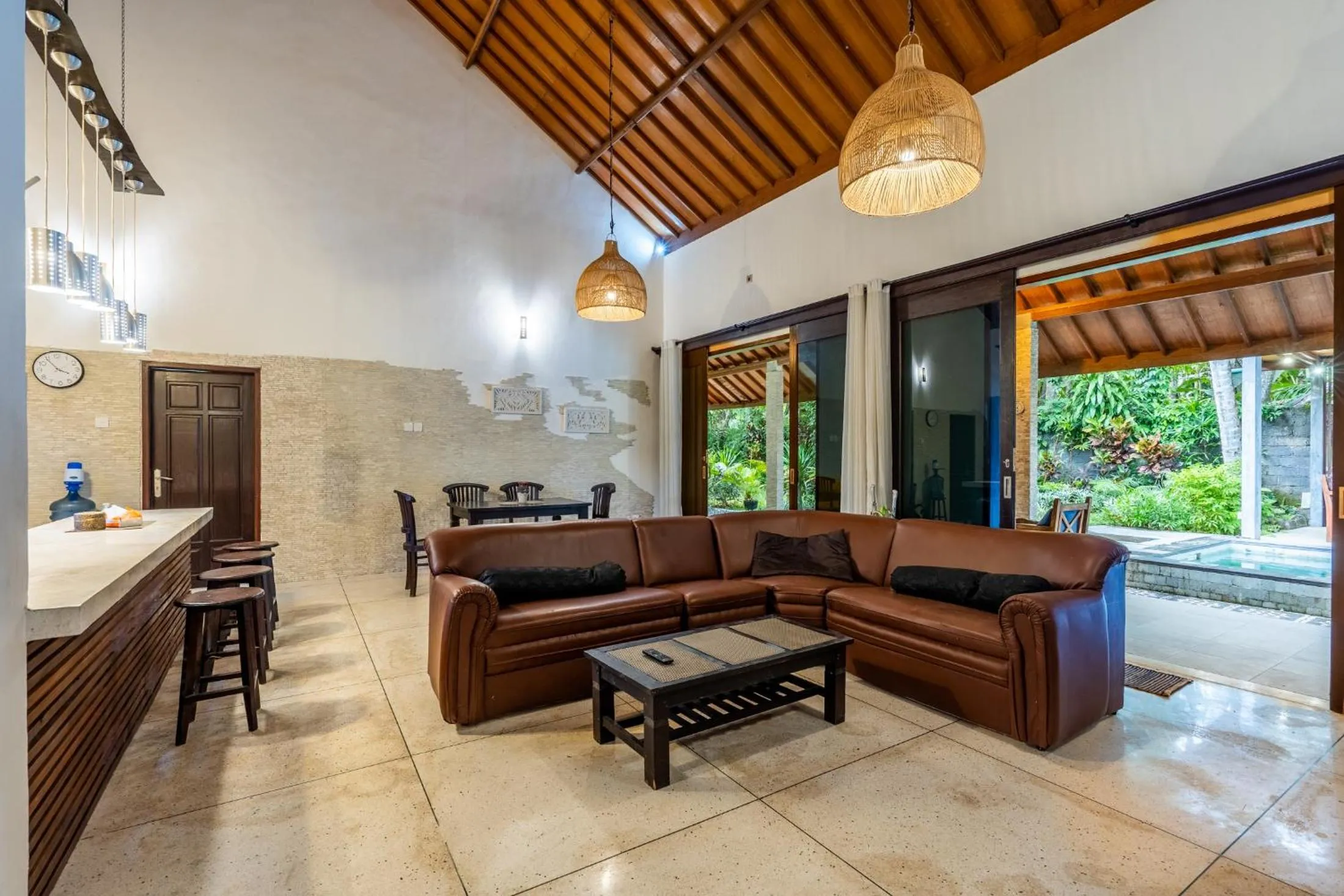 Living room in Surya Villa Manggis