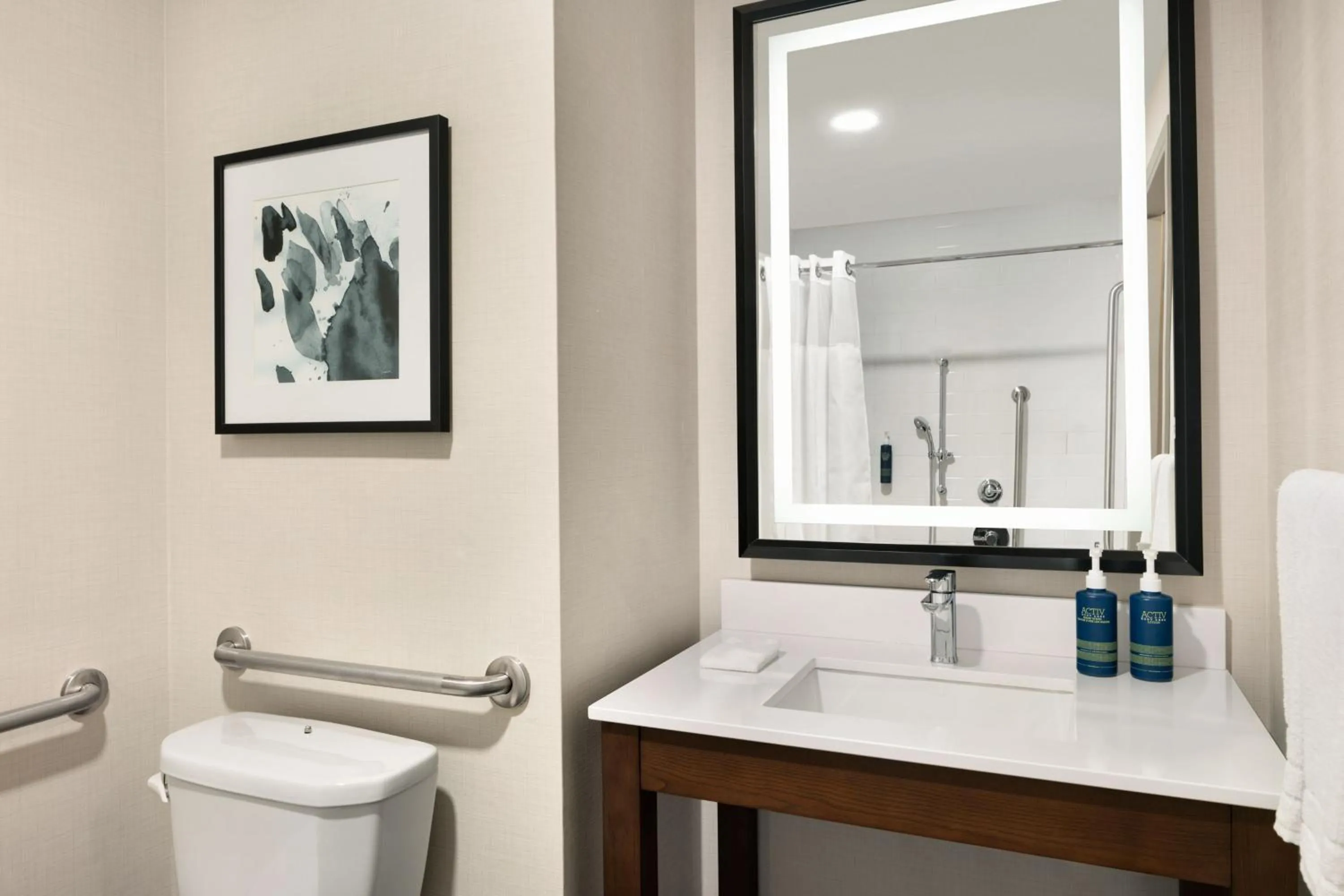 Bathroom in Four Points by Sheraton Penticton at the Convention Centre