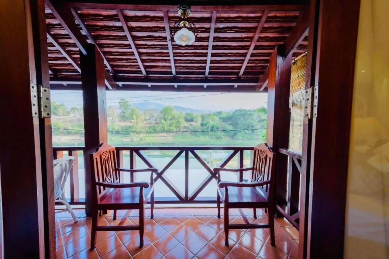 Balcony/Terrace in Villa Deux Rivieres双河别墅酒店
