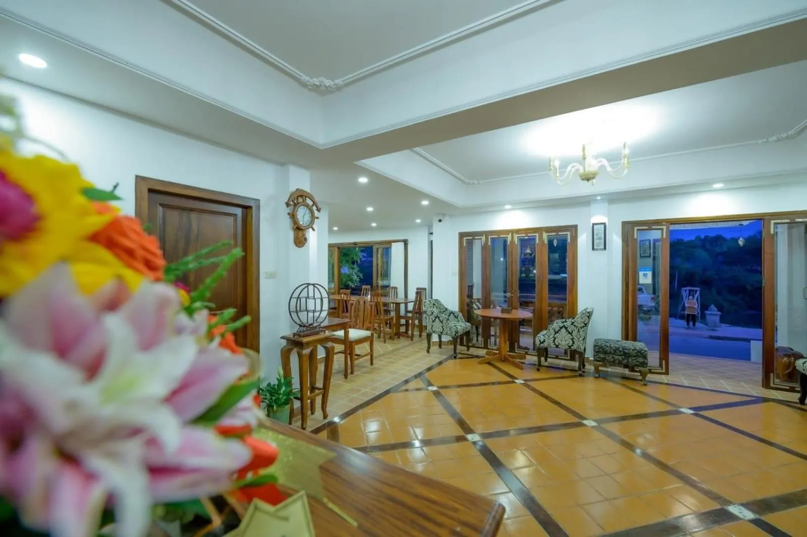 Seating area in Villa Deux Rivieres双河别墅酒店