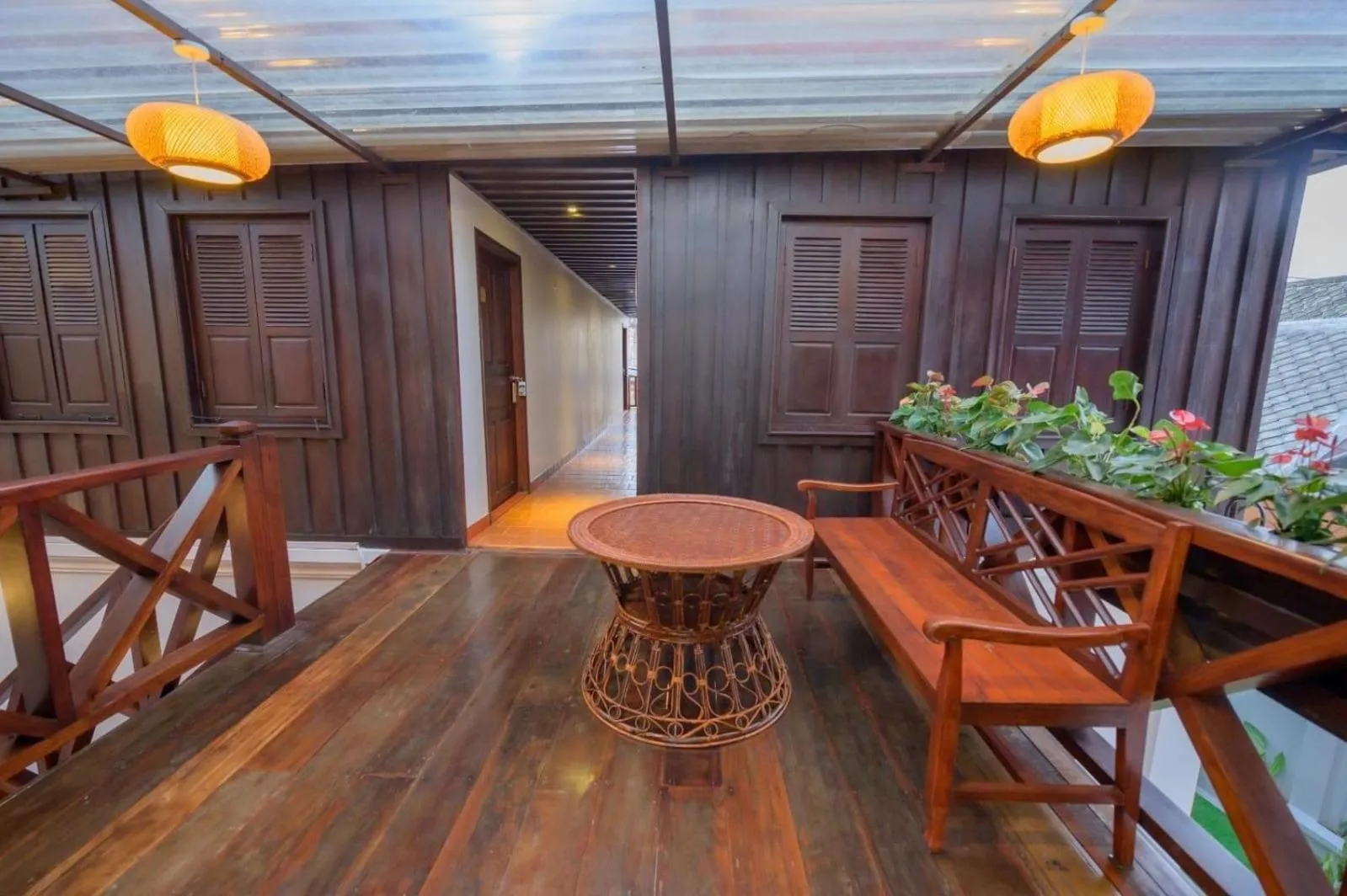 Seating area in Villa Deux Rivieres双河别墅酒店