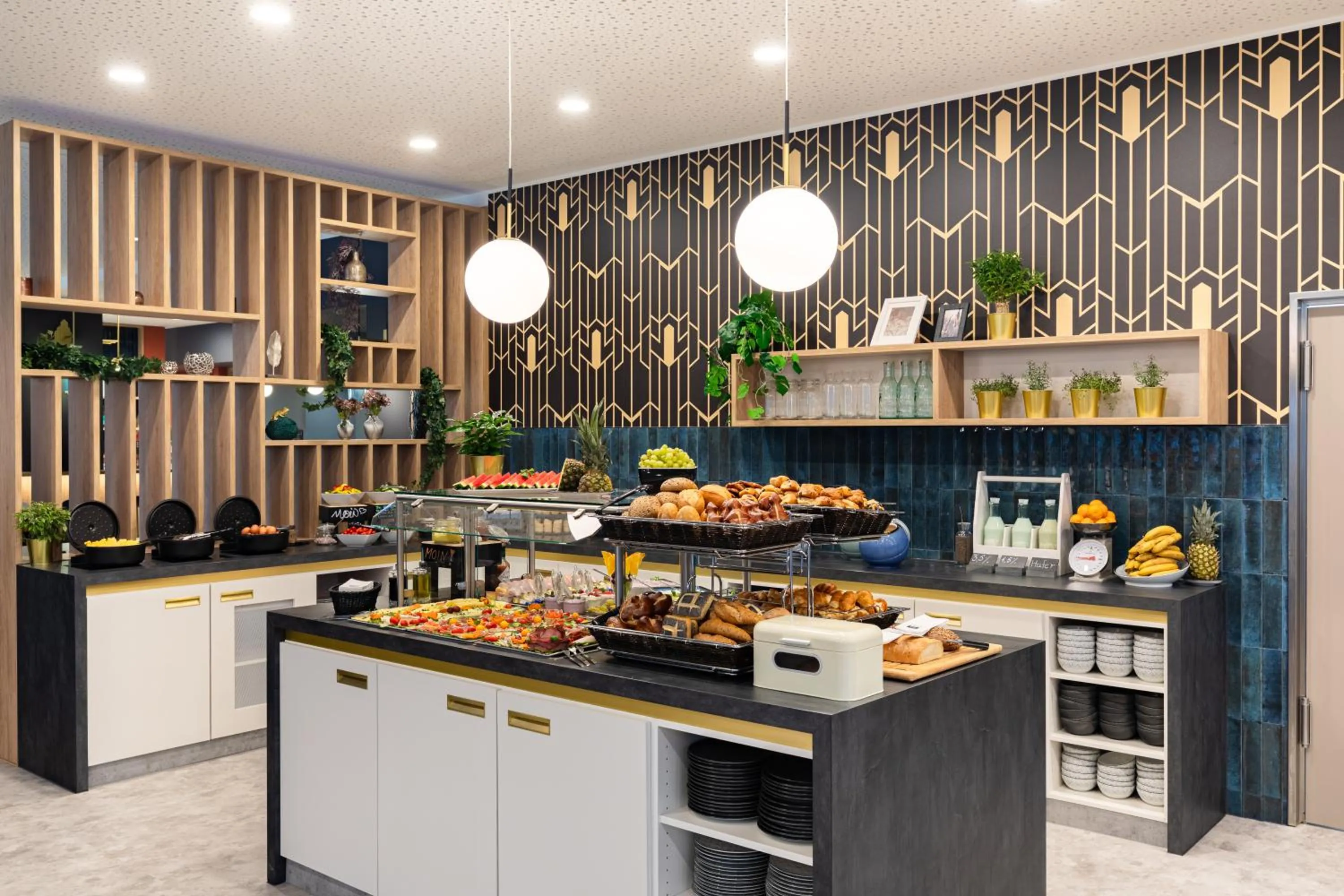 Buffet breakfast in Holiday Inn - the niu, Flower Konstanz by IHG