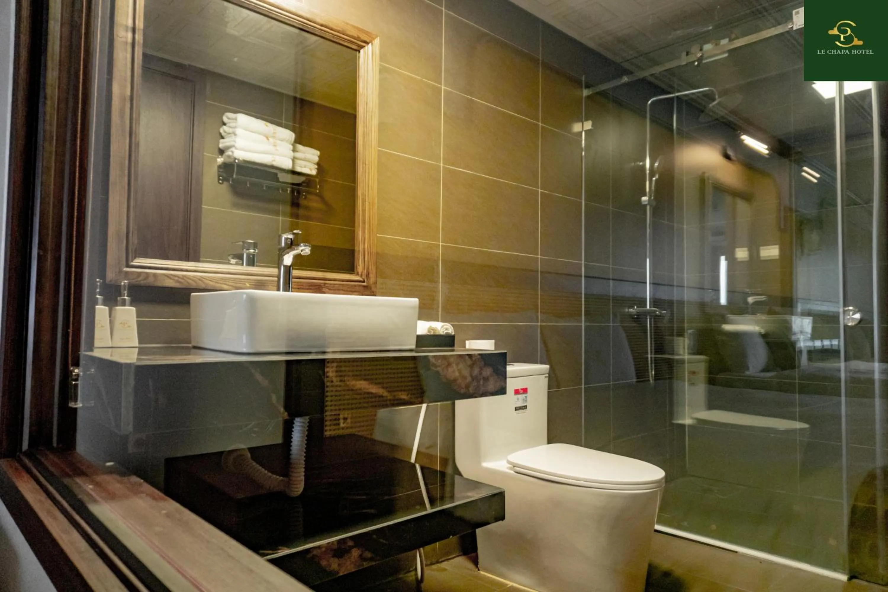 Shower in Le Chapa Hotel & Spa