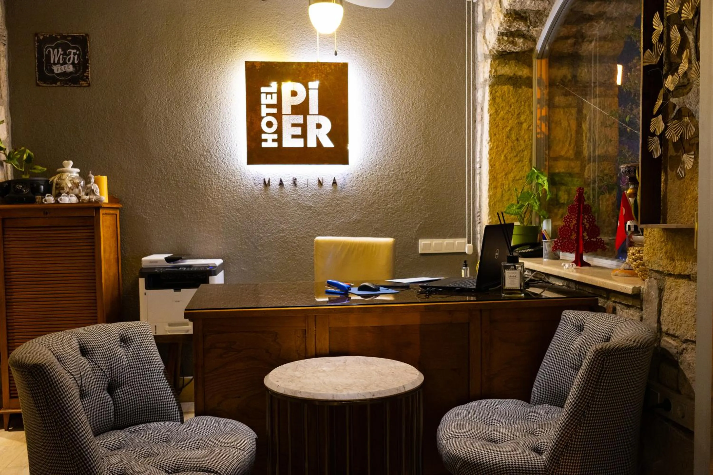 Lobby or reception in Hotel Pier Bodrum Marina