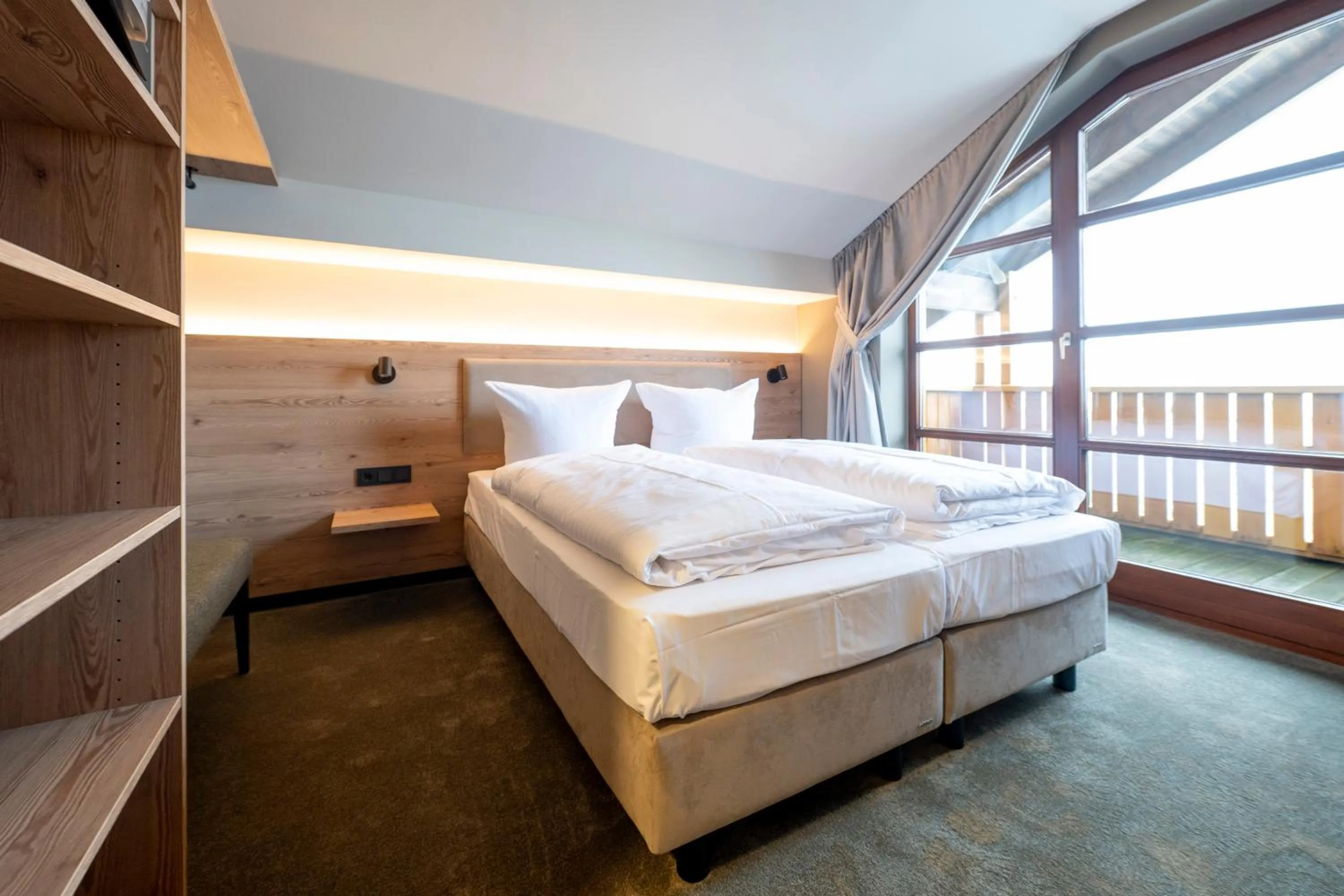 Double Room with Garden View - single occupancy in Hotel Berghof