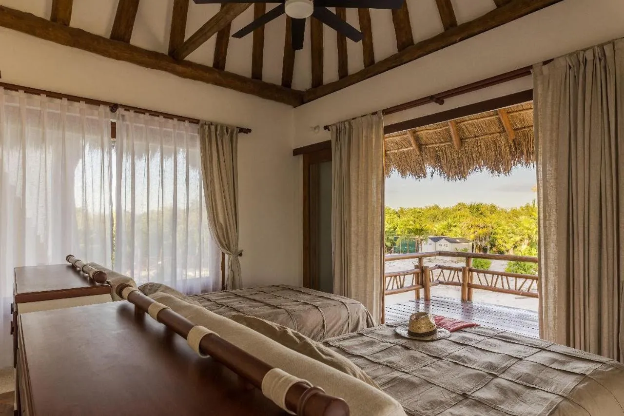 Bed in DK Luxury Ocean Front Villa - Adults Only