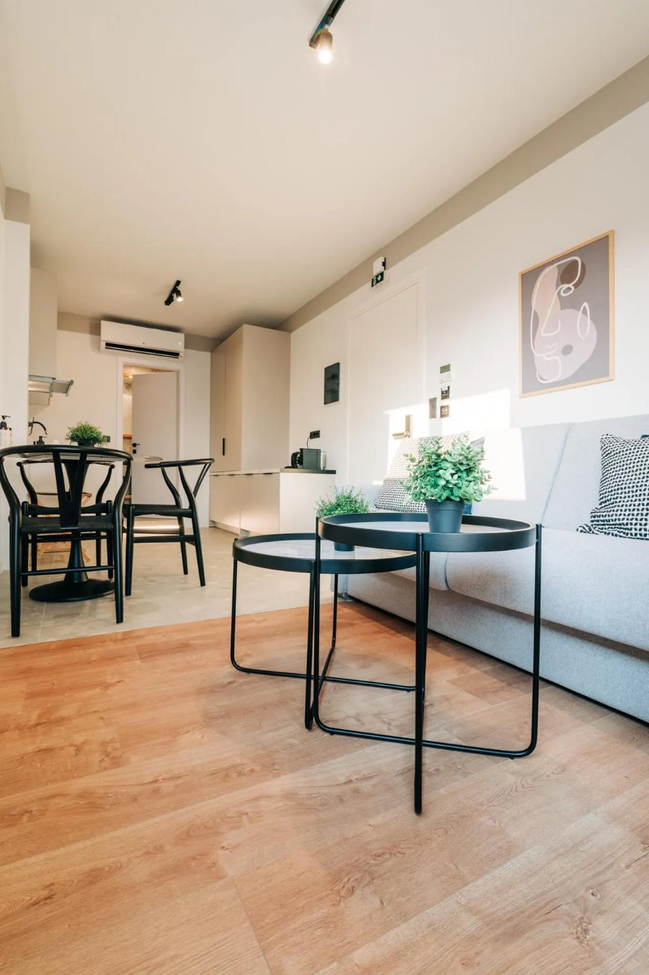 Living room in Athesense Suites