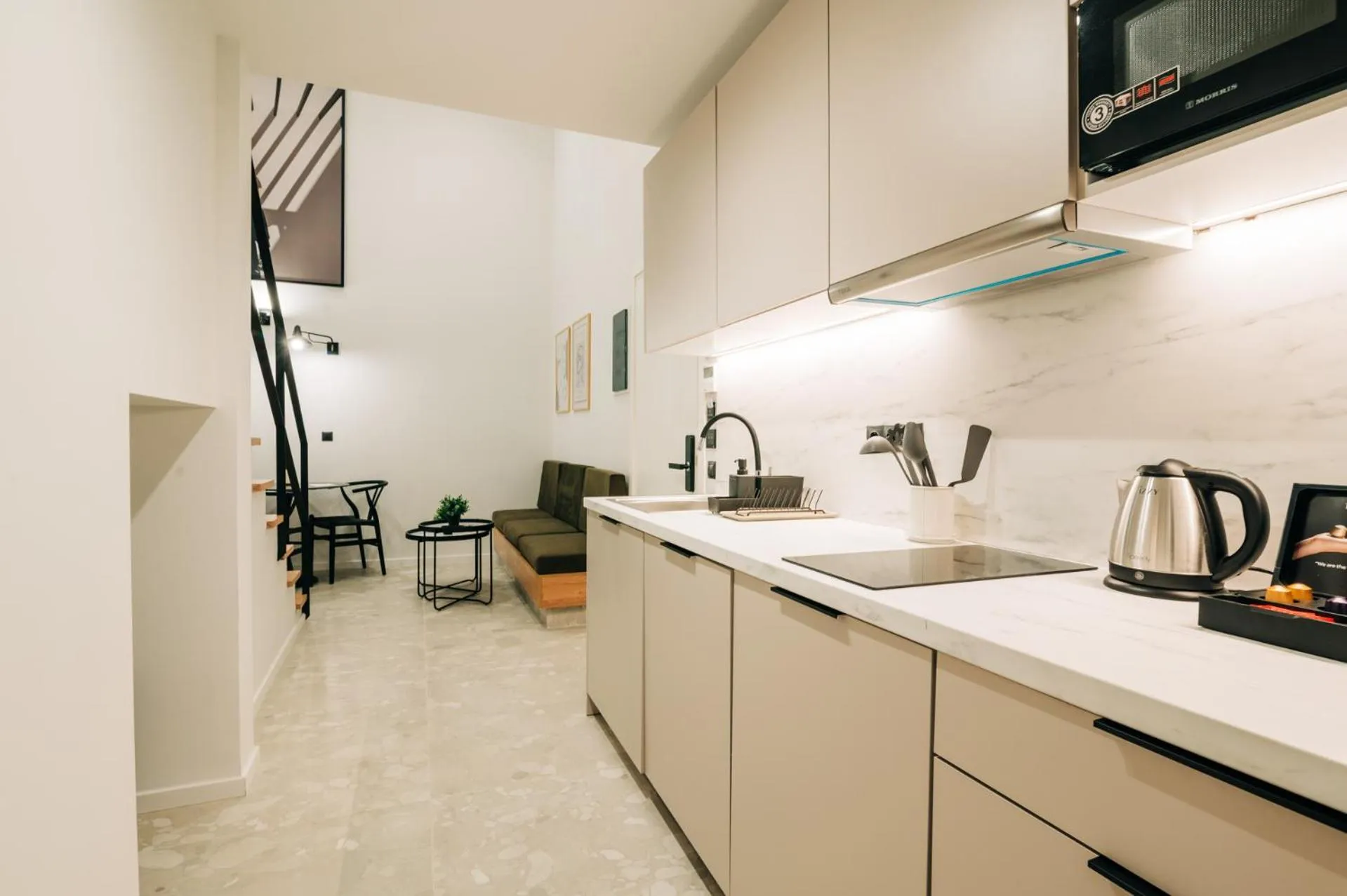 kitchen in Athesense Suites