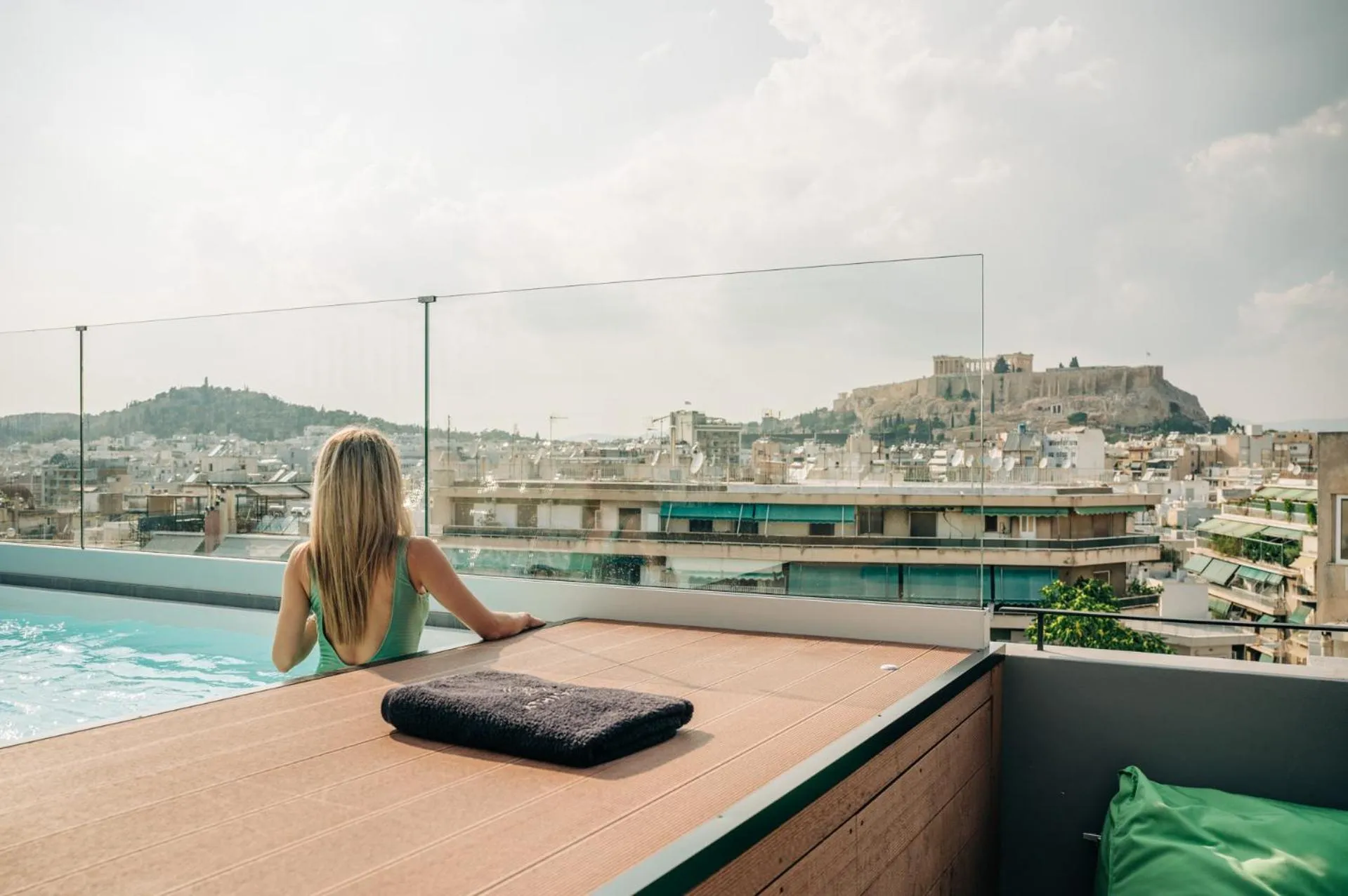 Swimming pool in Athesense Suites